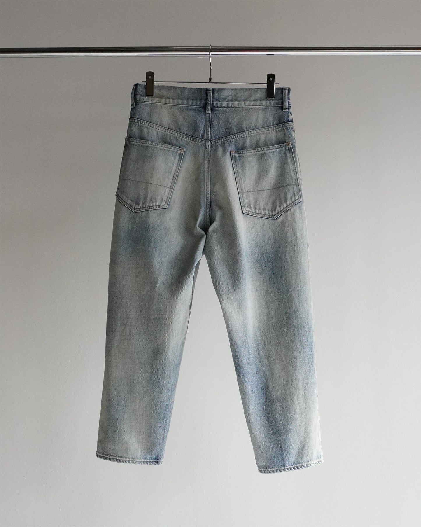 AGING SELVEDGE TAPERED 5P DENIM PANTS