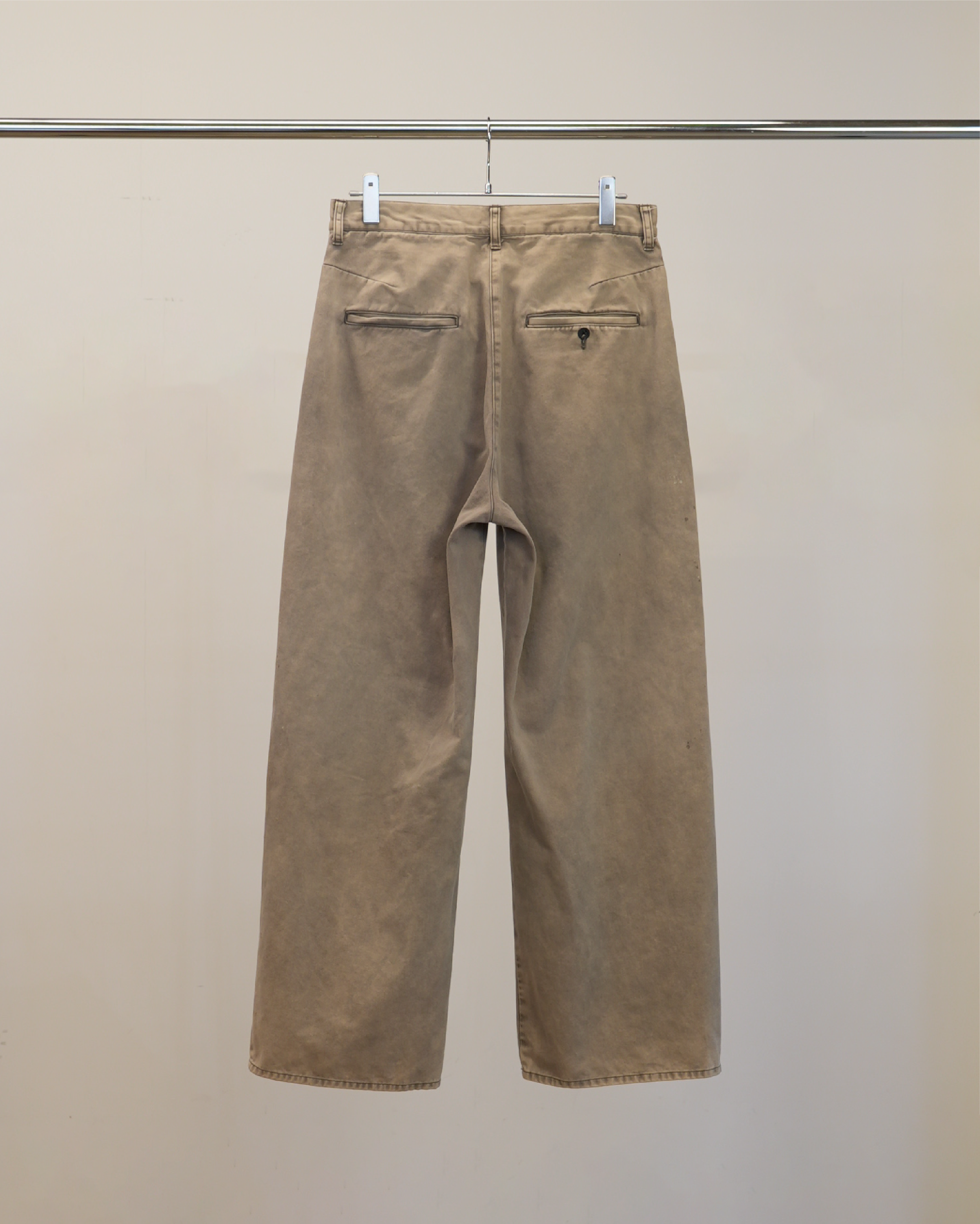 CHINO WIDE SLACKS(ASH)