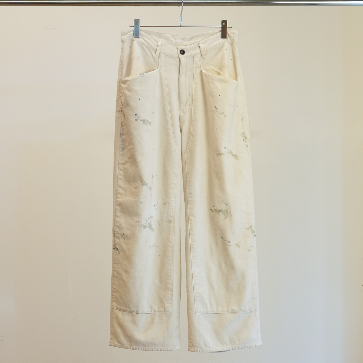 C/R DUCK DOUBLEKNEE PANTS(WHITE)