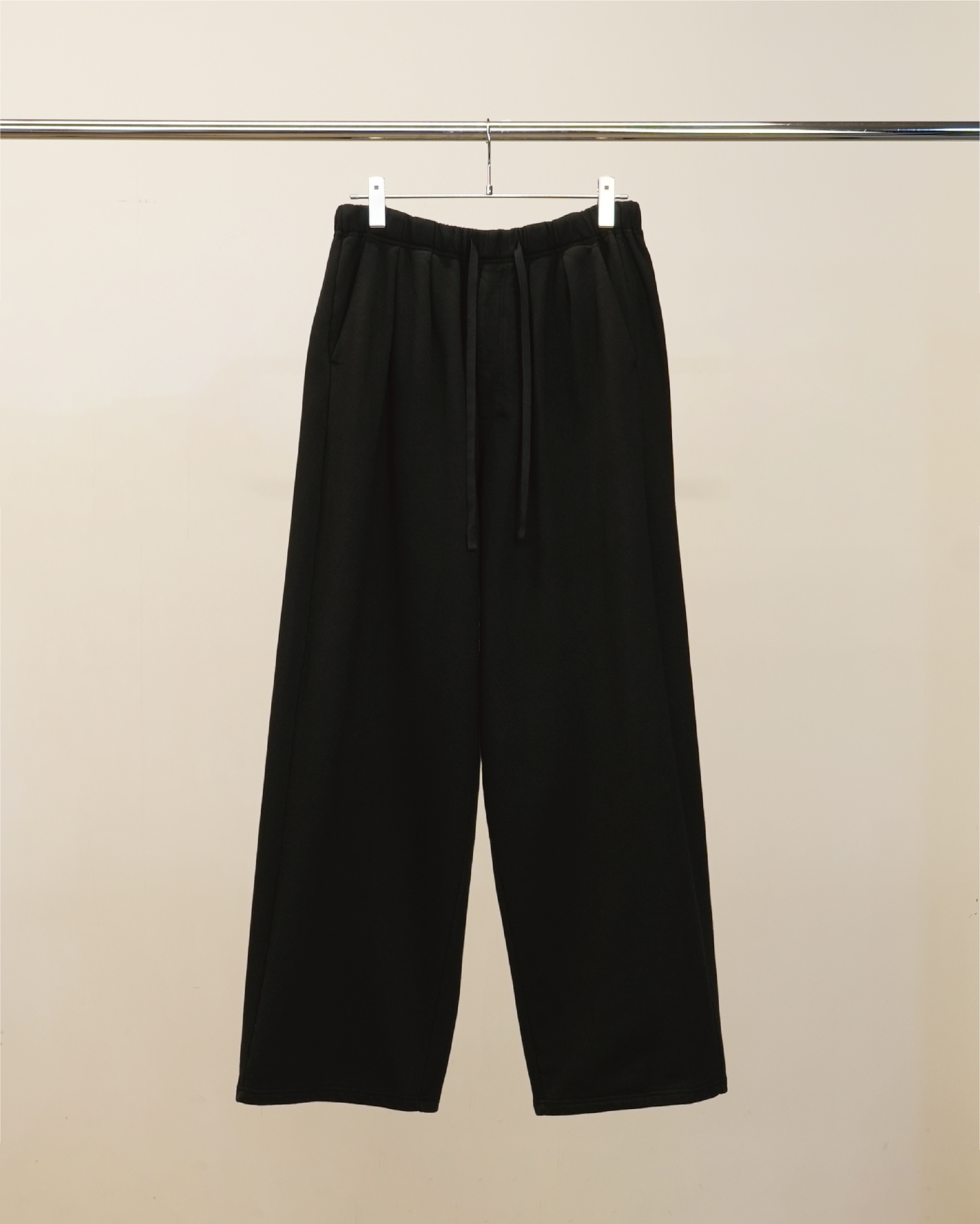 2TUCK SWEAT PANTS(BLACK)