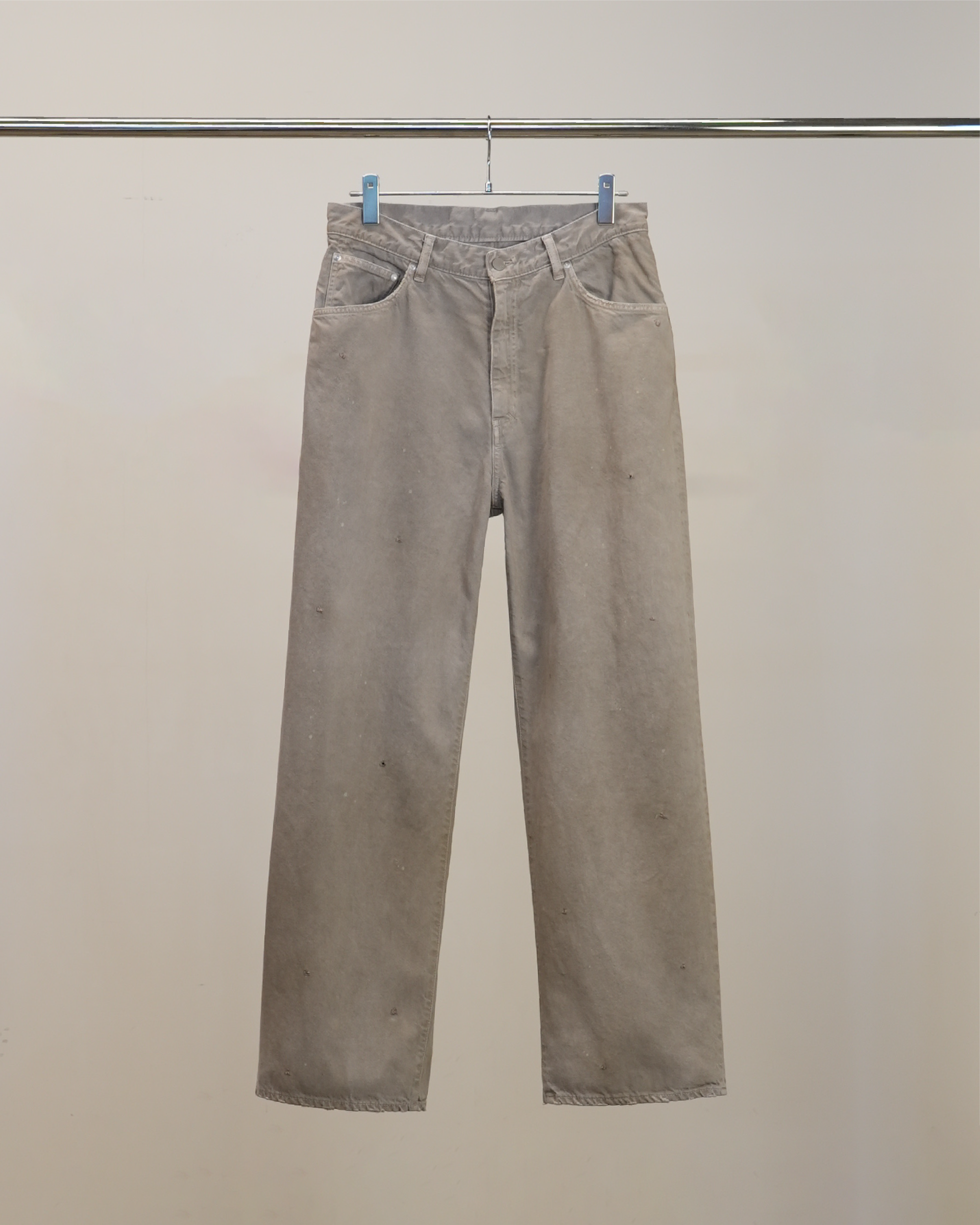 パンツ AGING MIDDLE STRAIGHT 5P DENIM PANTS AGING MIDDLE STRAIGHT 5P DENIM PANTS(BLACK) – ANCELLM