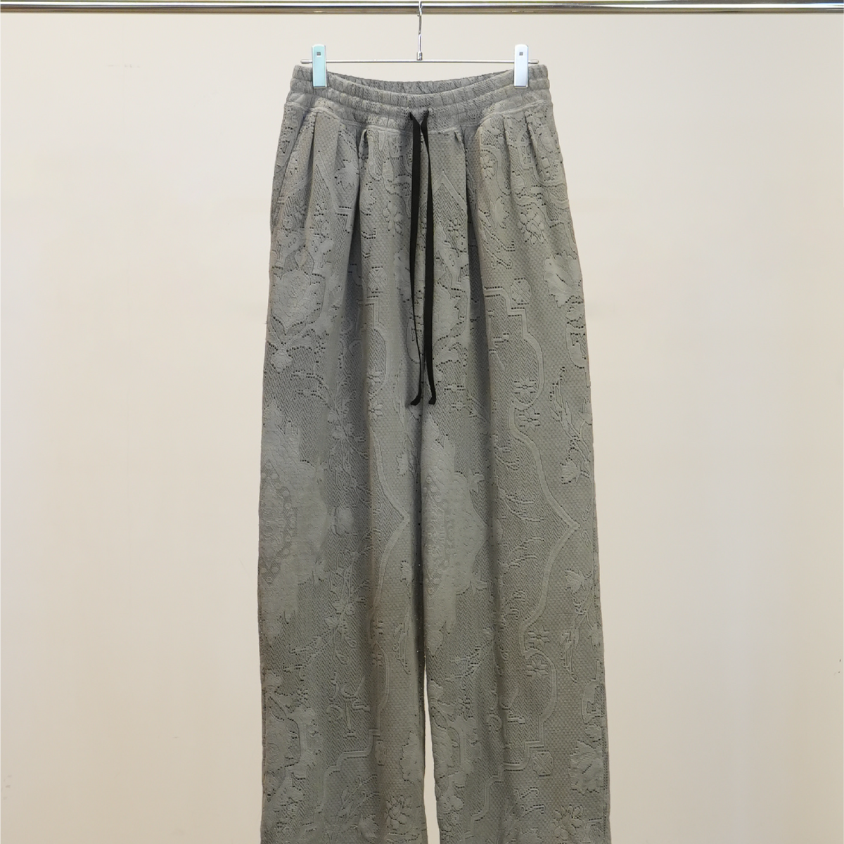 AGING LACE DOUBLE PANEL SLACKS(GRAY)