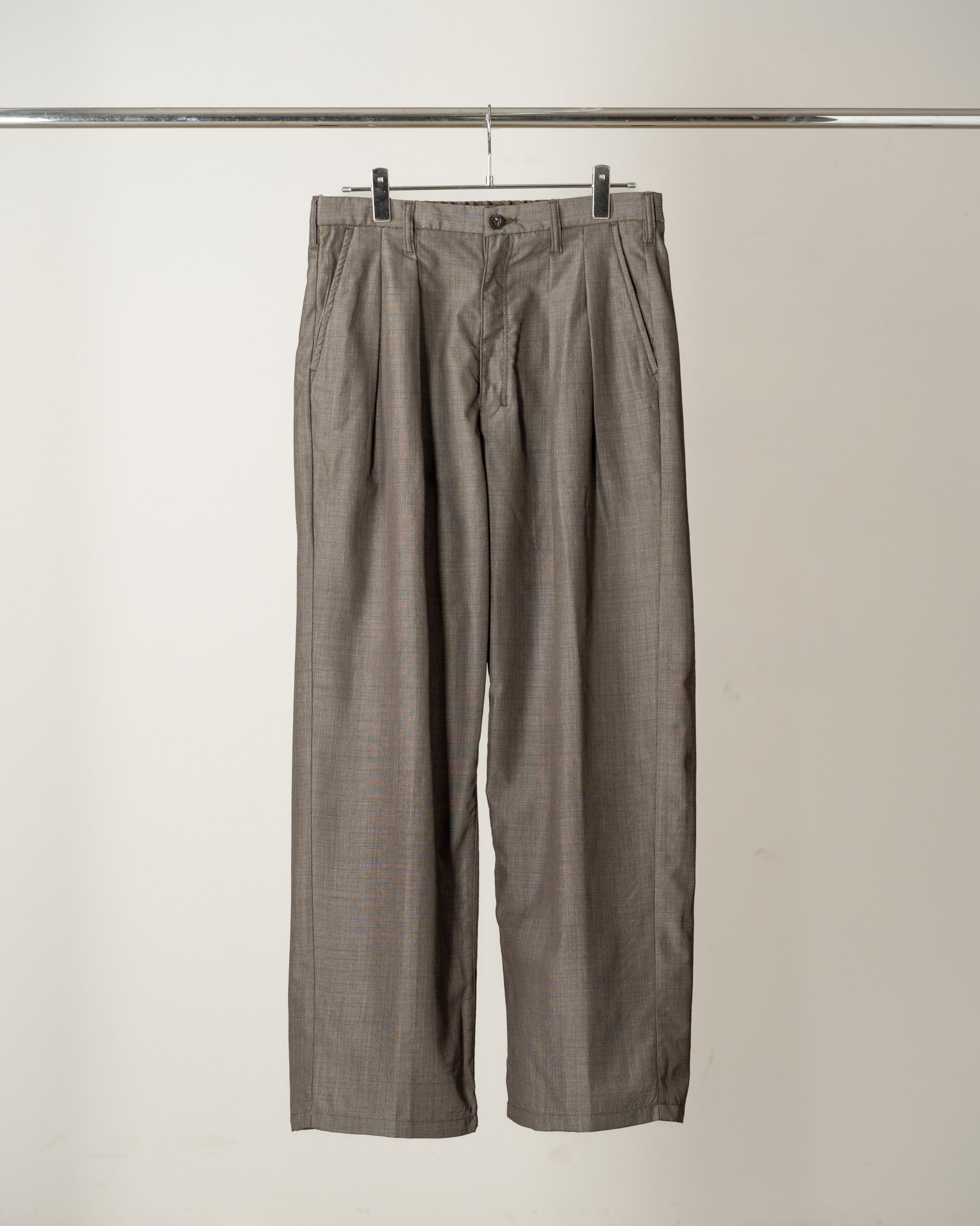 HAKEME WIDE SLACKS(BROWN)
