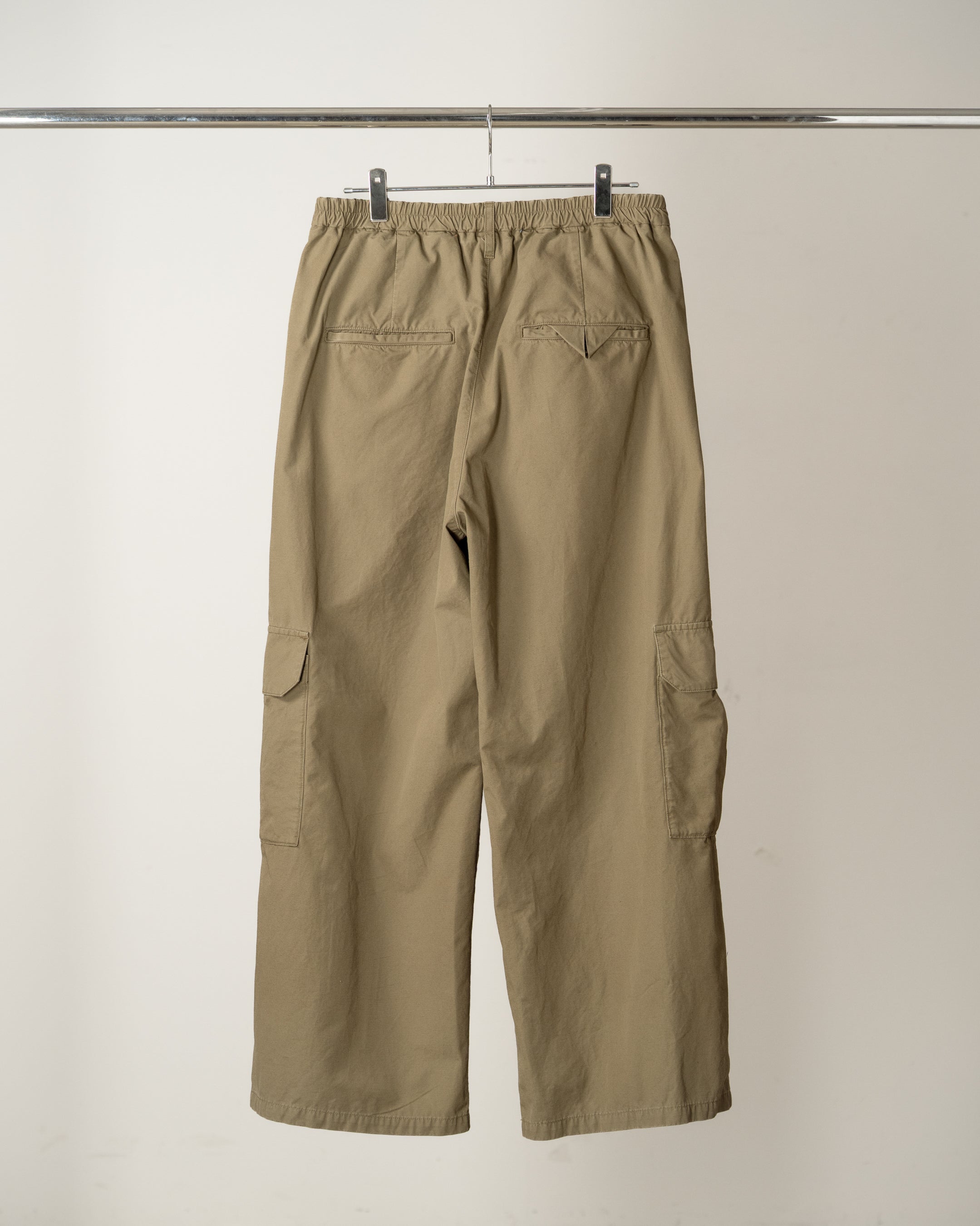 POPLIN CARGO PANTS(OLIVE)