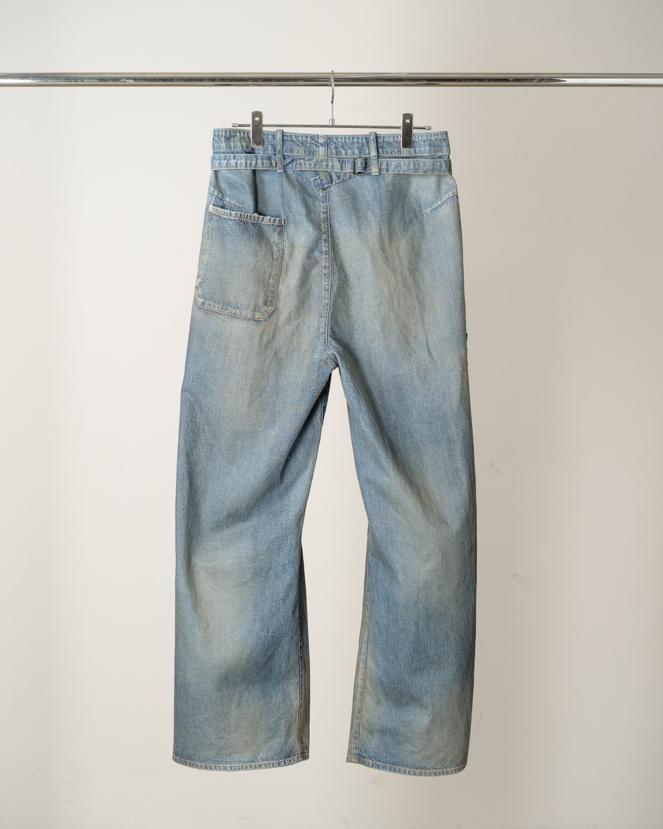 DENIM PAINTER PANTS(INDIGO)