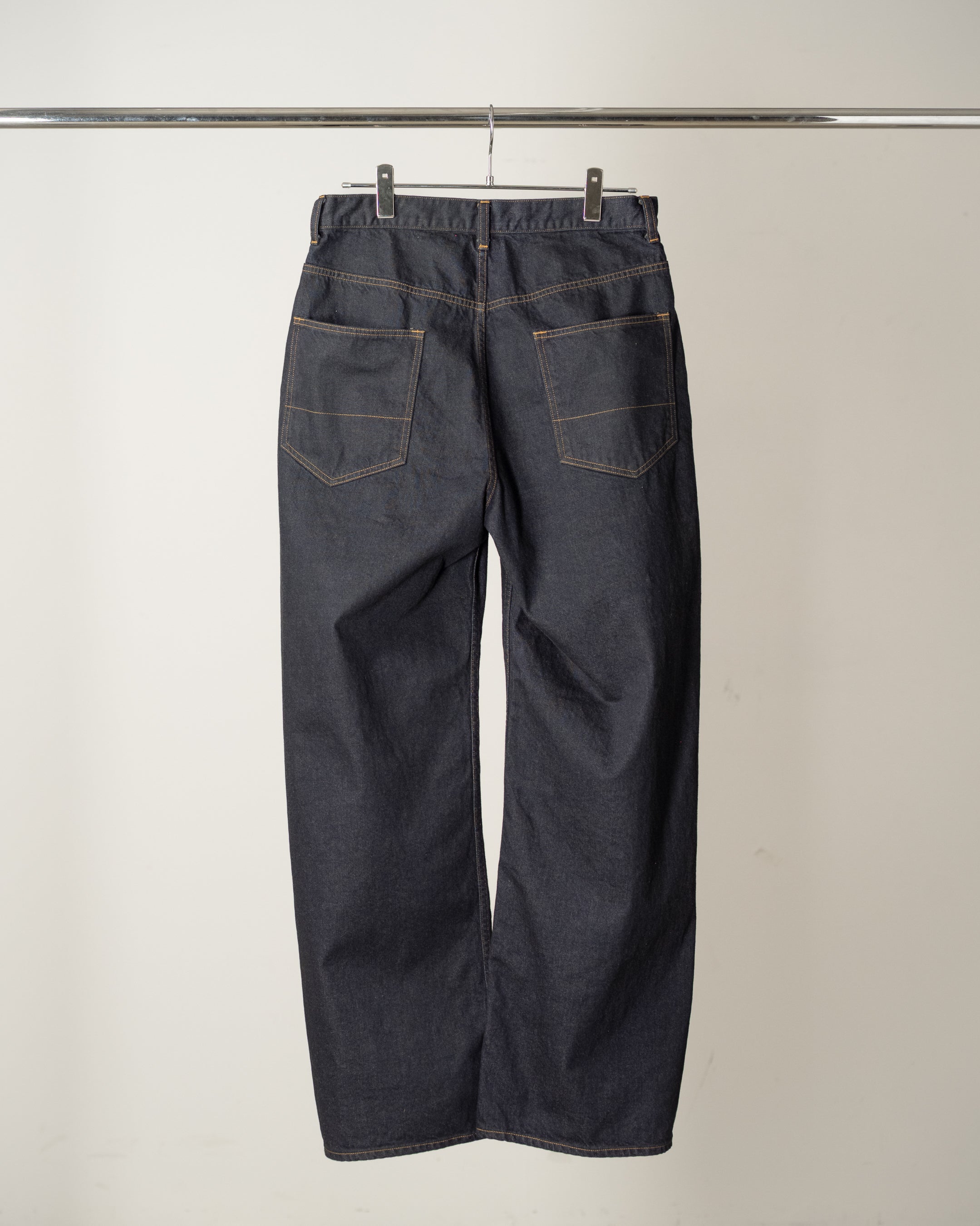STRAIGHT WIDE DENIM PANTS OW