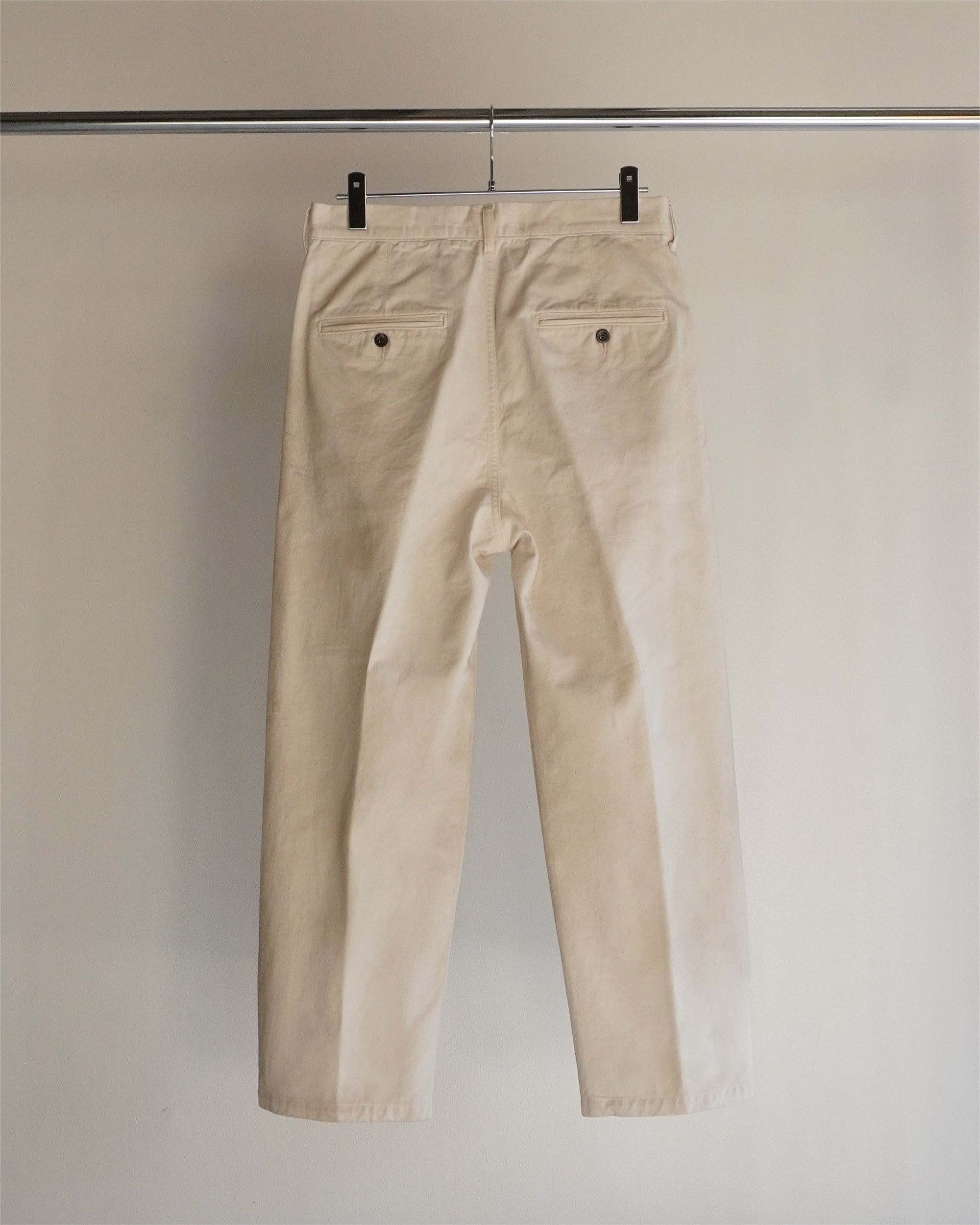 PAINT CHINO TROUSERS(IVORY)