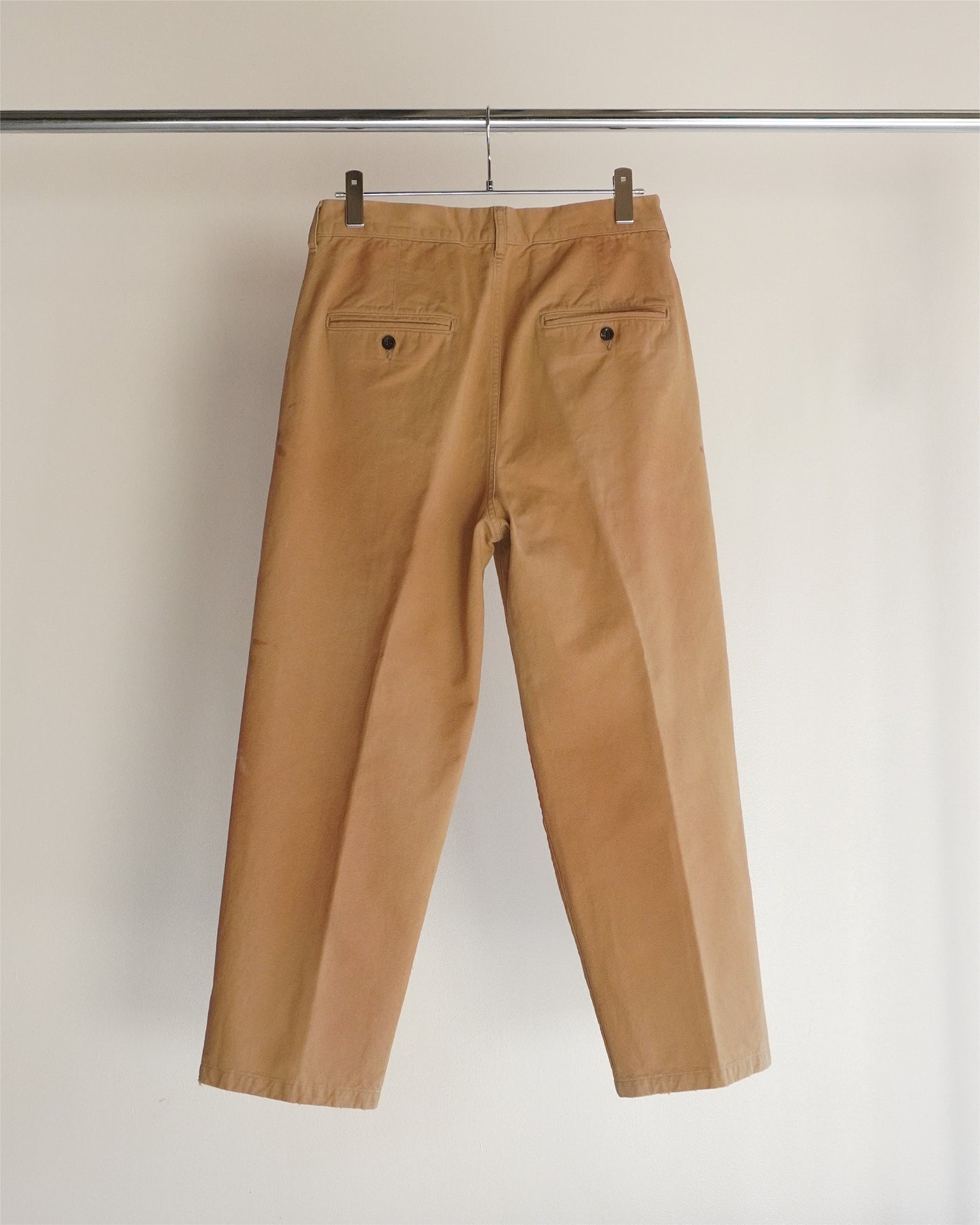 PAINT CHINO TROUSERS(BEIGE)