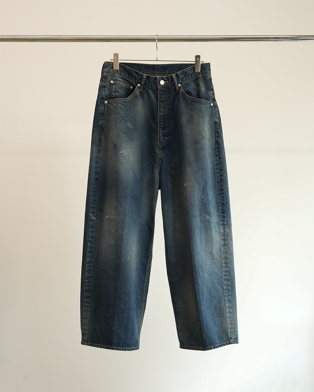 AGING WIDE 5P DENIM PANTS(INDIGO)