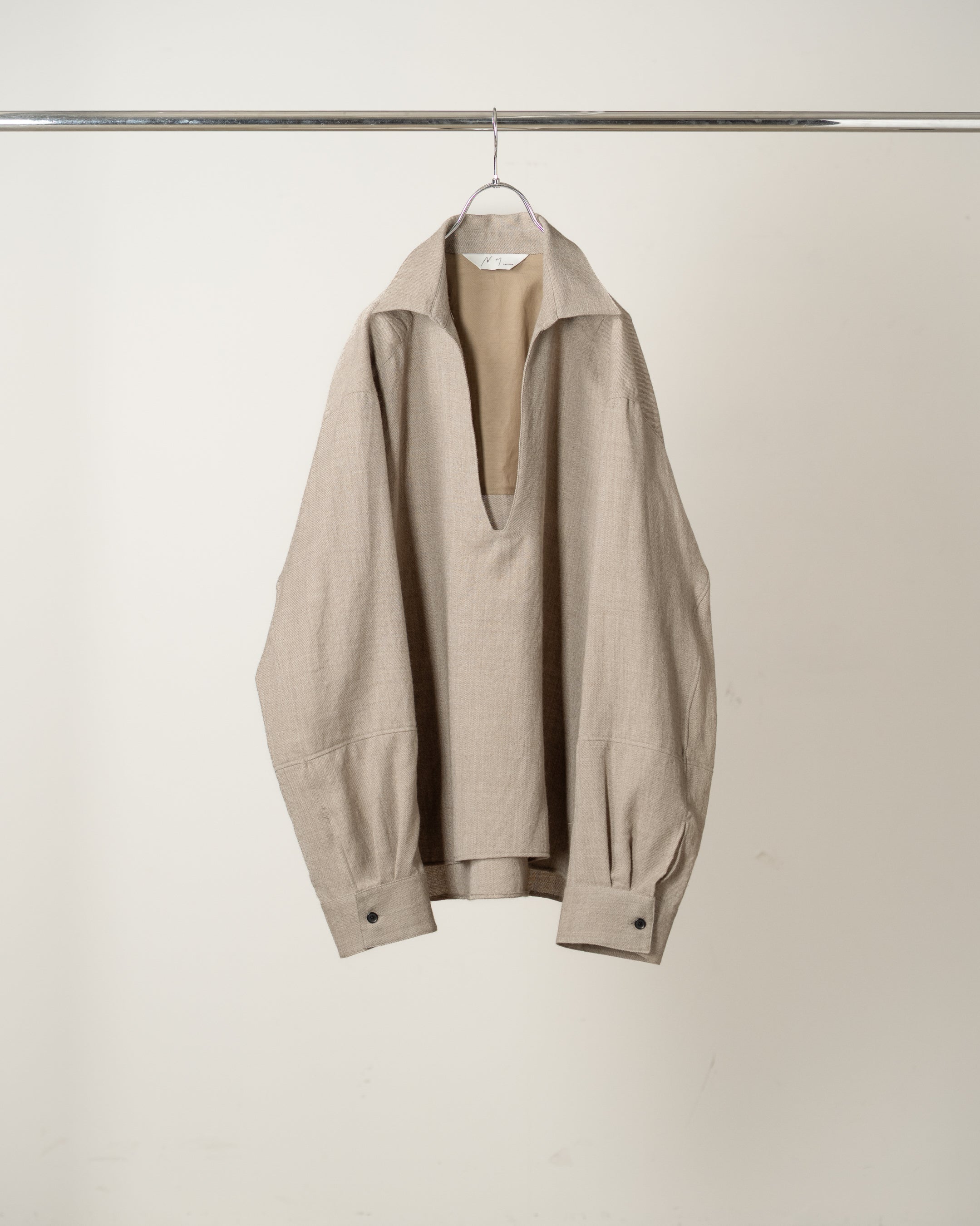 SKIPPER UV NECK SHIRT(BEIGE)