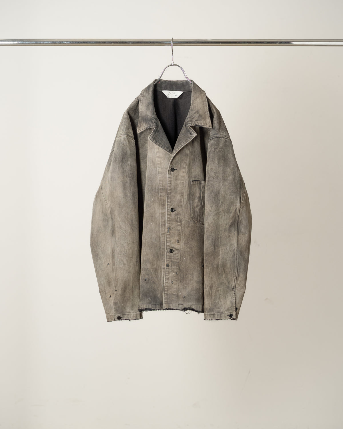 HERRINGBONE WORK SHIRT(BLACK)
