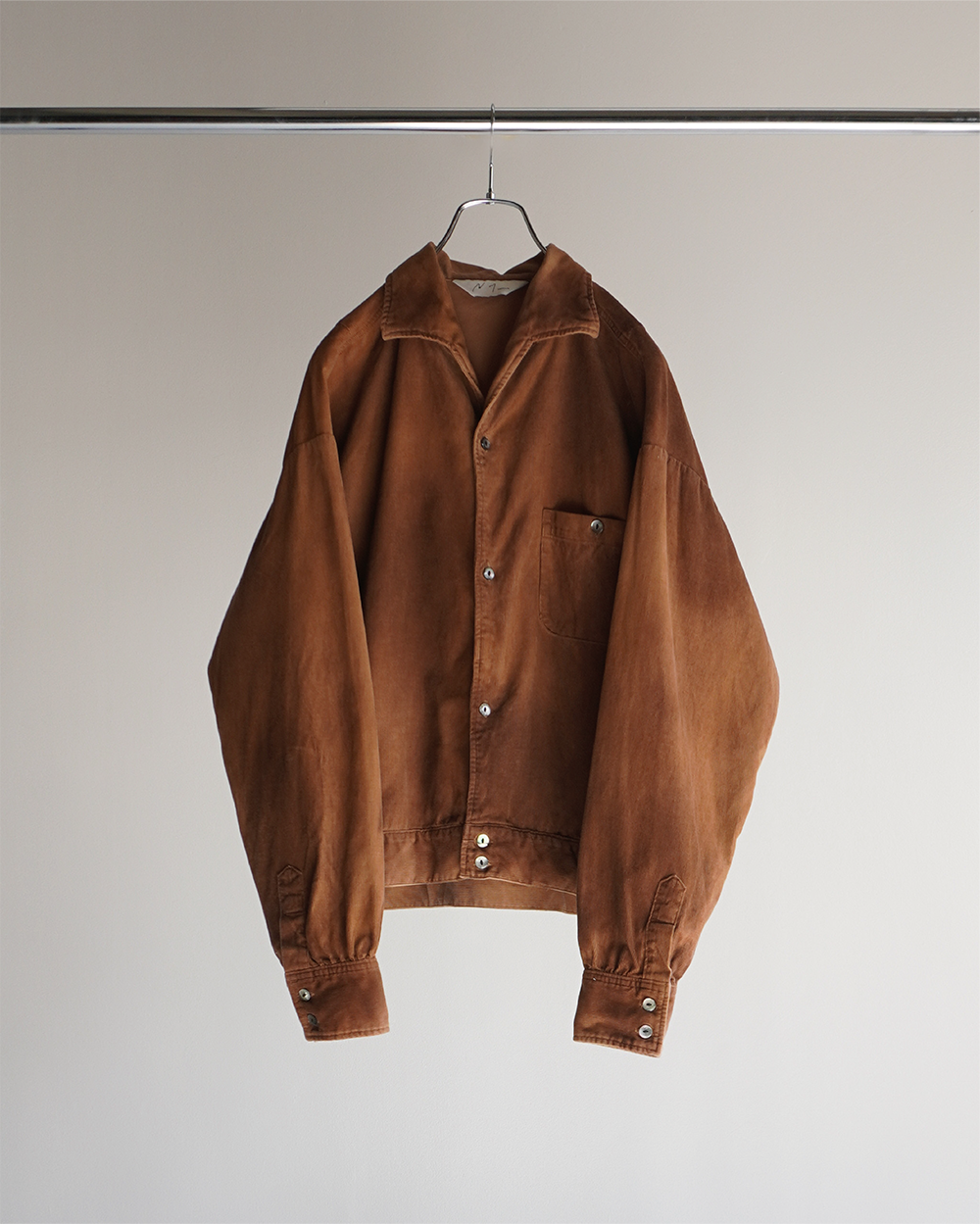 CORDUROY SHORT JACKET(BROWN)