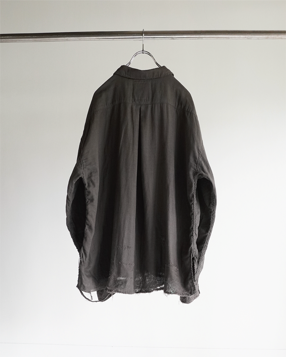 DOUBLEGAUZE CRASH LS SHIRT(BLACK)