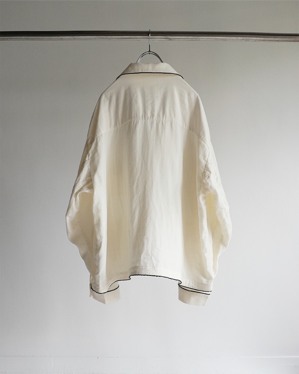 DOUBLEGAUZE PAJAMA SHIRT(IVORY)