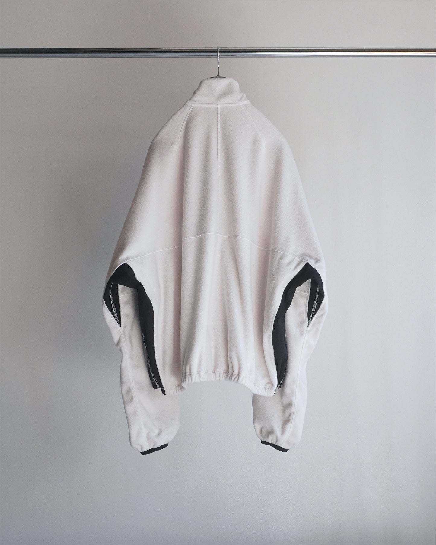 FLEECE SWITCHING JACKET(WHITE)