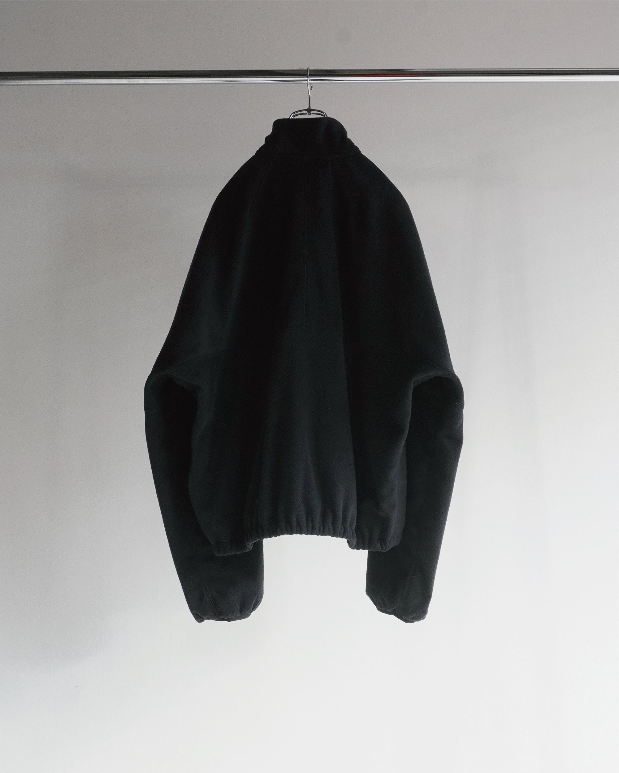 FLEECE SWITCHING JACKET(BLACK)