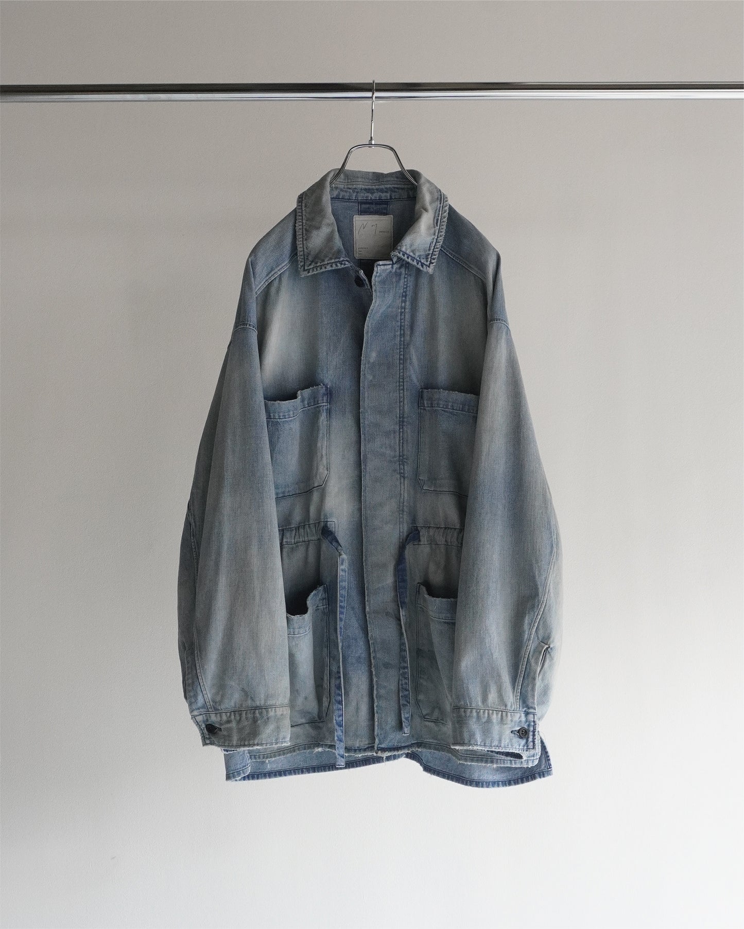 AGING DENIM SHIRT JACKET(INDIGO)