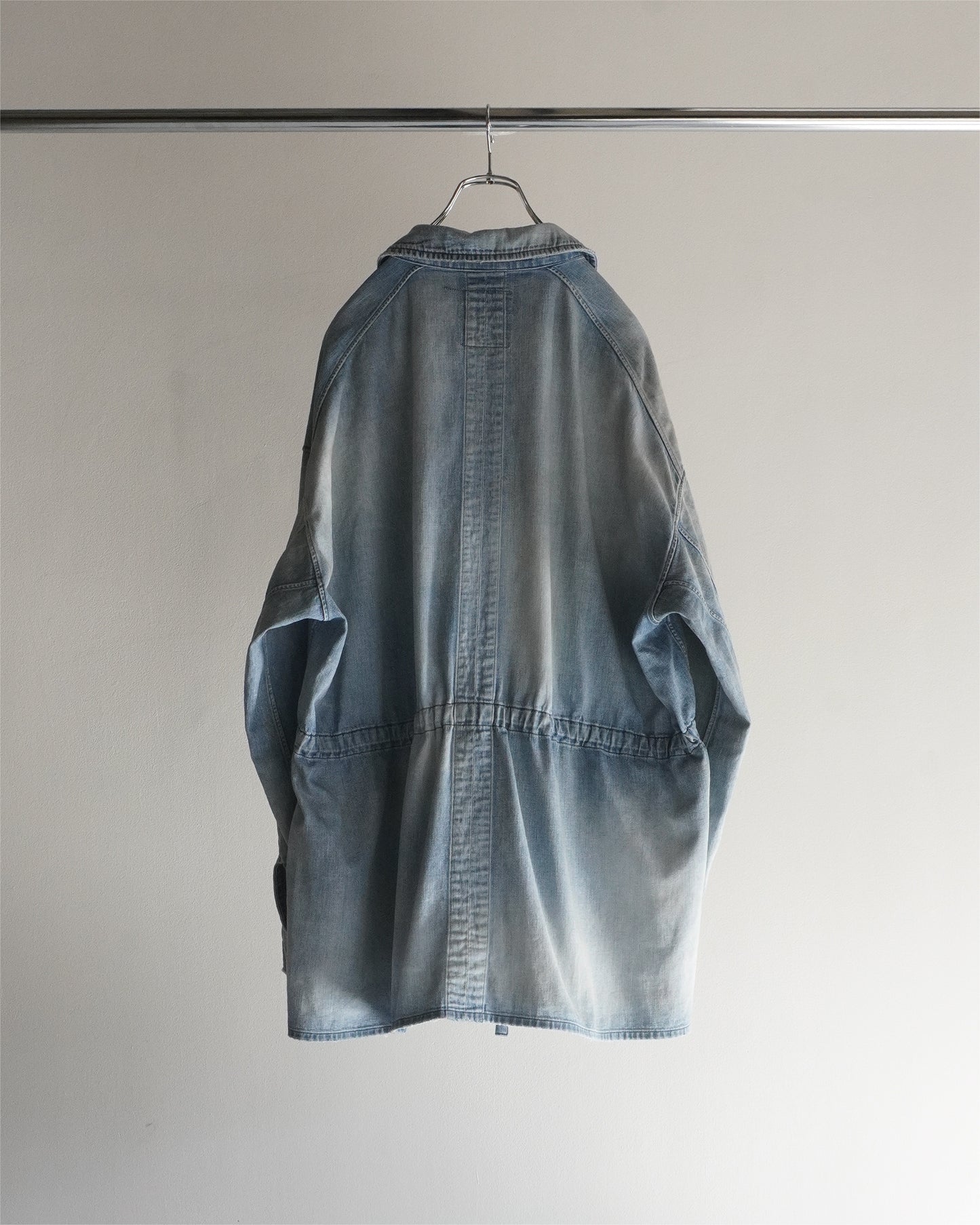 AGING DENIM SHIRT JACKET(INDIGO)