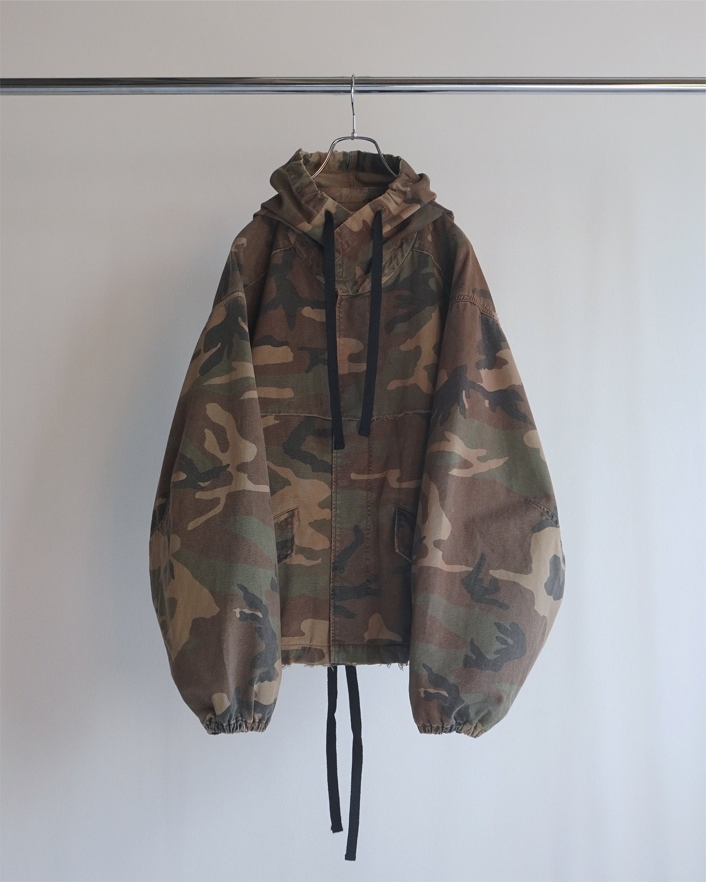 CAMO HOODIE JACKET(WOODLAND)