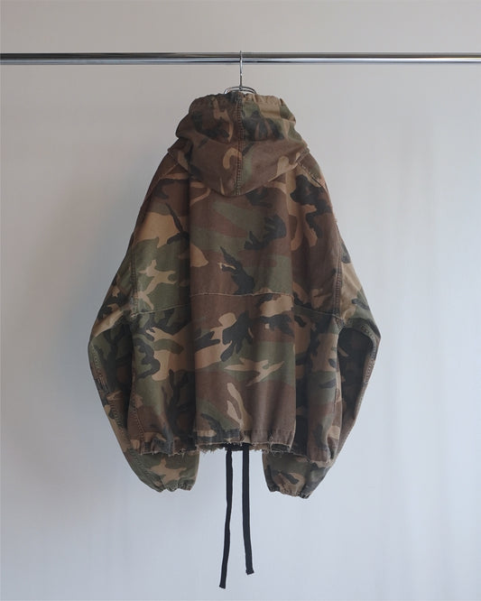 CAMO HOODIE JACKET(WOODLAND)