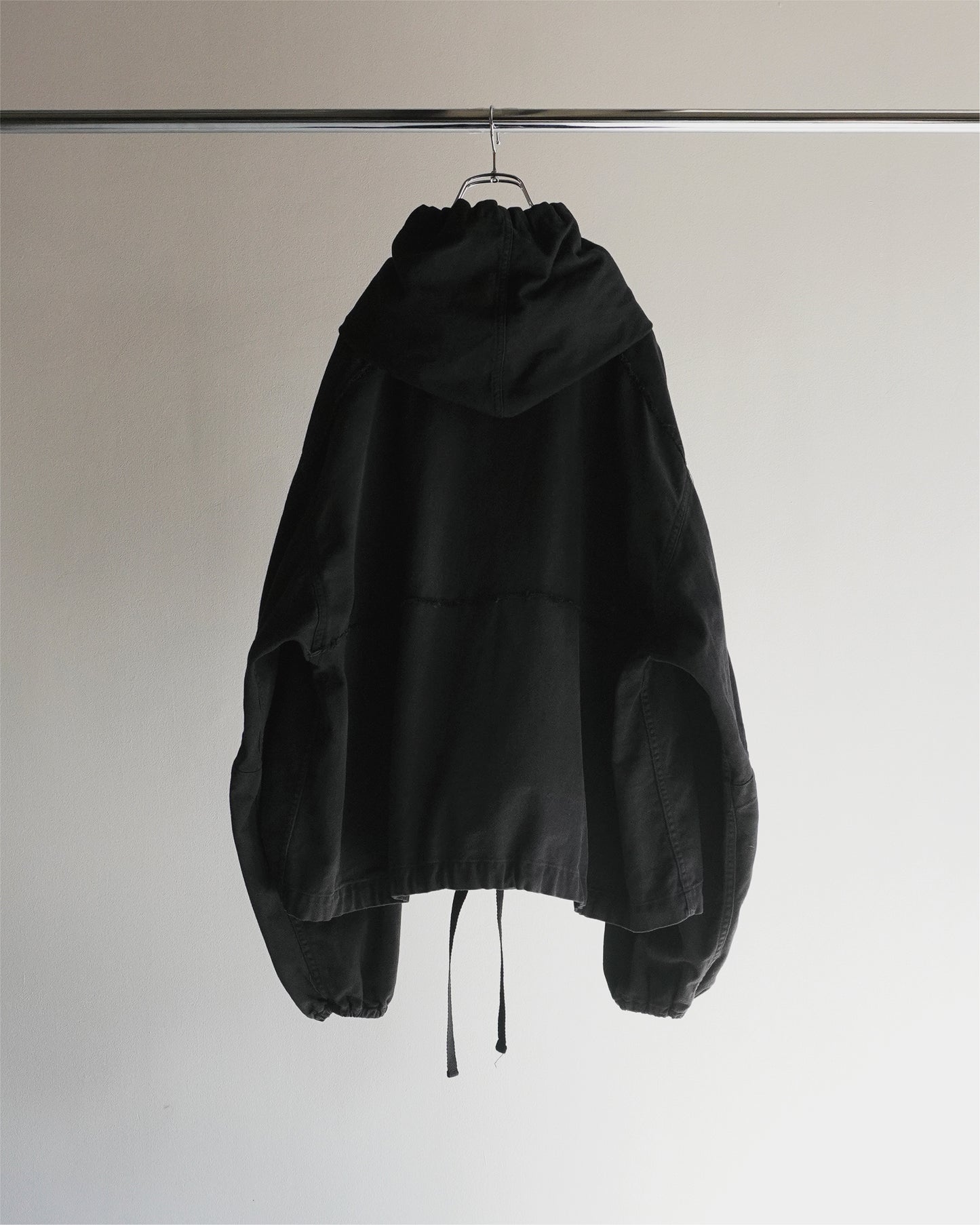 DRILL HOODIE JACKET(BLACK)