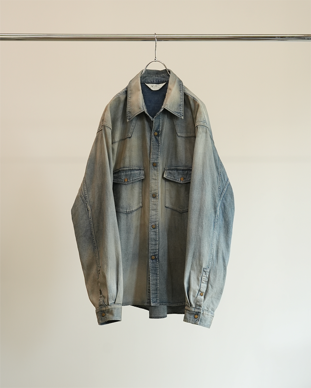 DENIM WESTERN SHIRT(INDIGO)