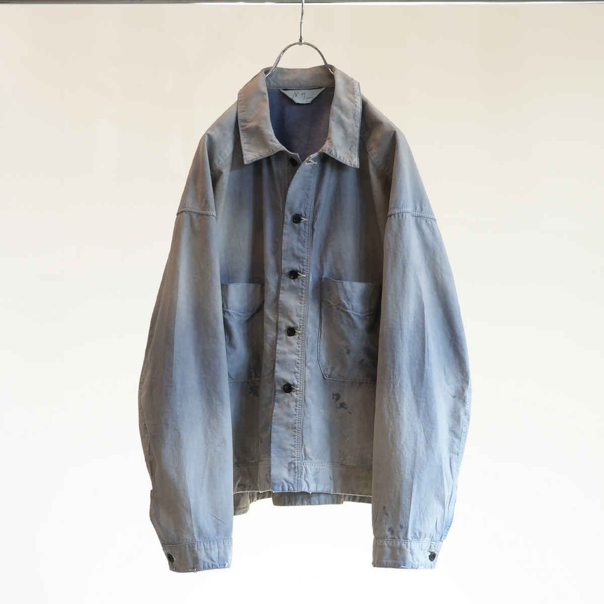 ジャケット・アウター ancellm DOUBLEGAUZE SHIRT(PURPLE) ANCELLM/exclusive】CHAMBRAY SHIRT JACKET(DUSKY PURPLE)