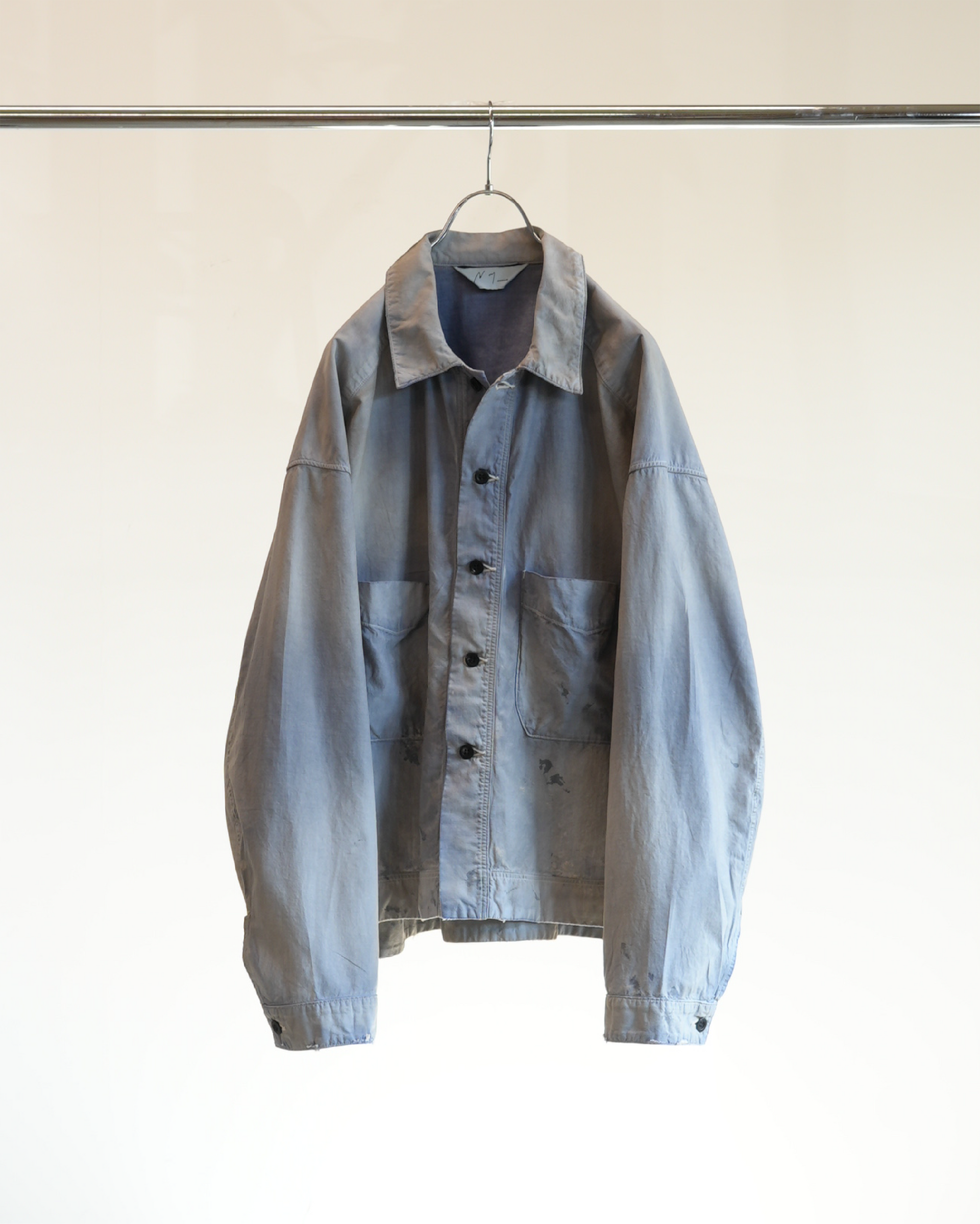 ANCELLM/exclusive】CHAMBRAY SHIRT JACKET(DUSKY PURPLE) ANCELLM/exclusive】CHAMBRAY SHIRT JACKET(DUSKY PURPLE)