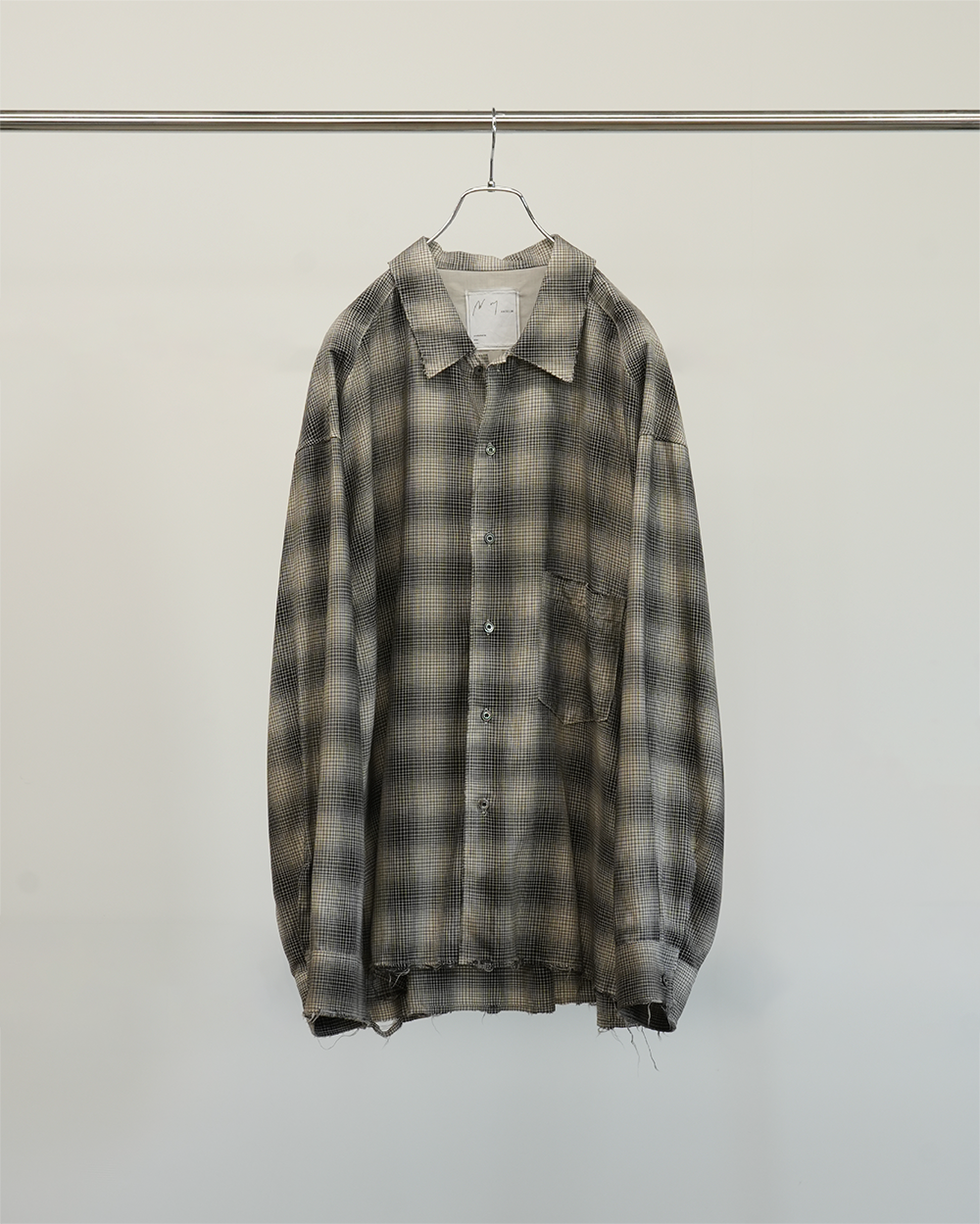 OMBRECHECK SHIRT(BROWN)