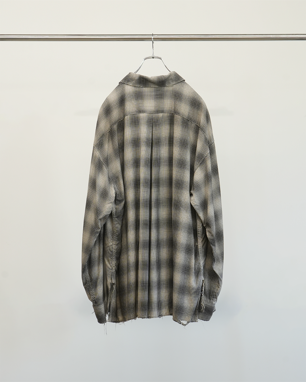 OMBRECHECK SHIRT(BROWN)