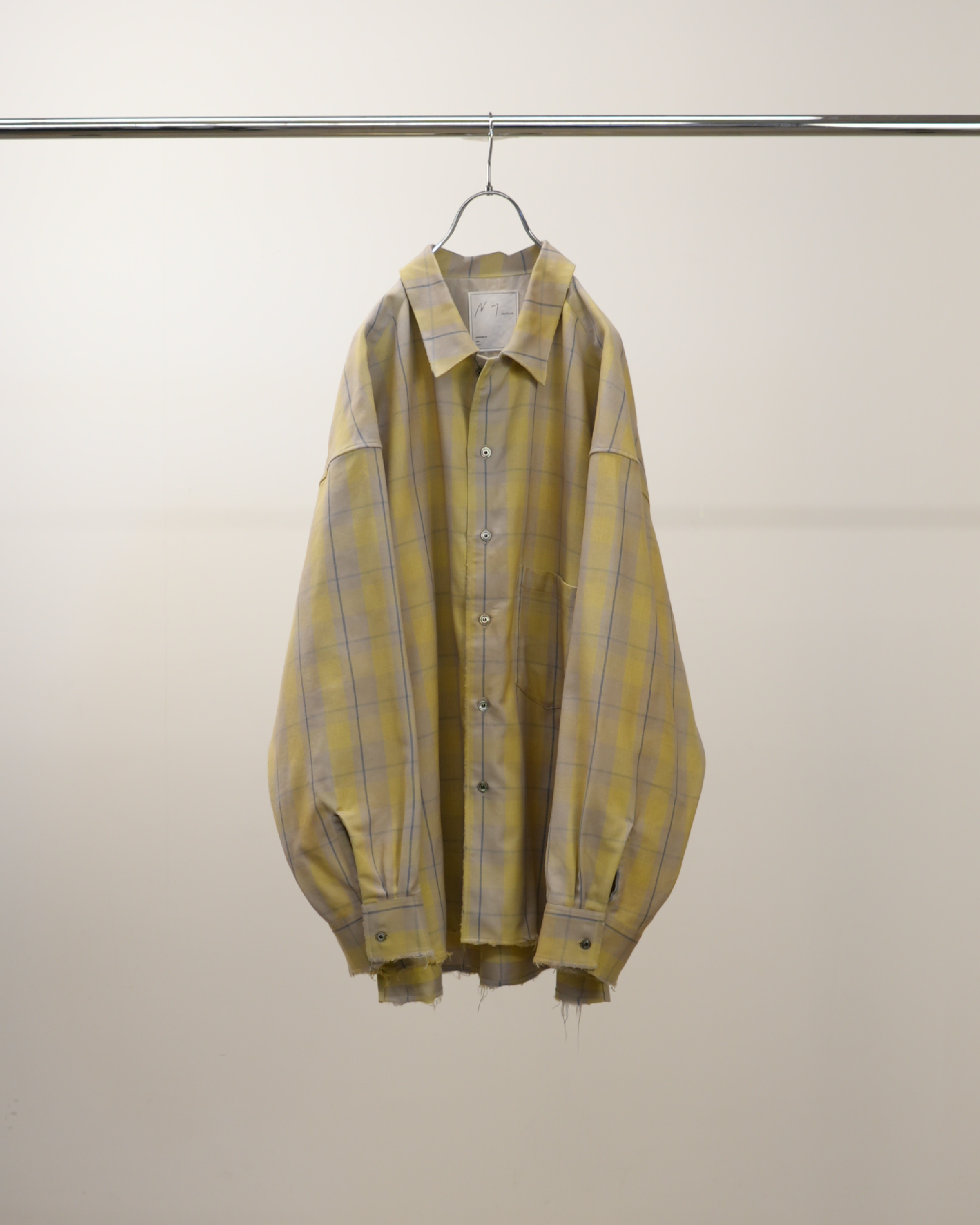 C/R CHECK SHIRT(YELLOW)