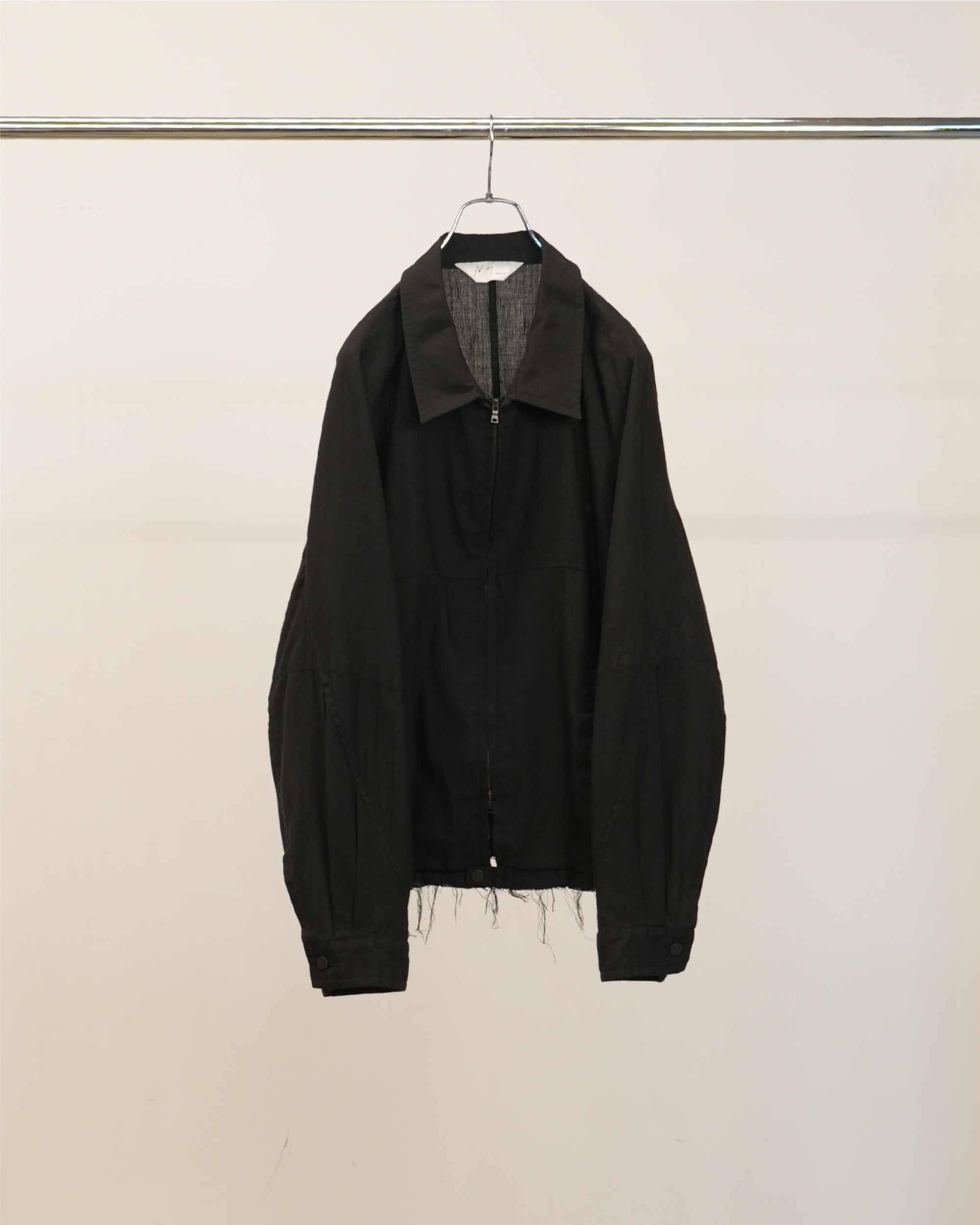 L/N ZIPUP SHIRT JACKET(BLACK)
