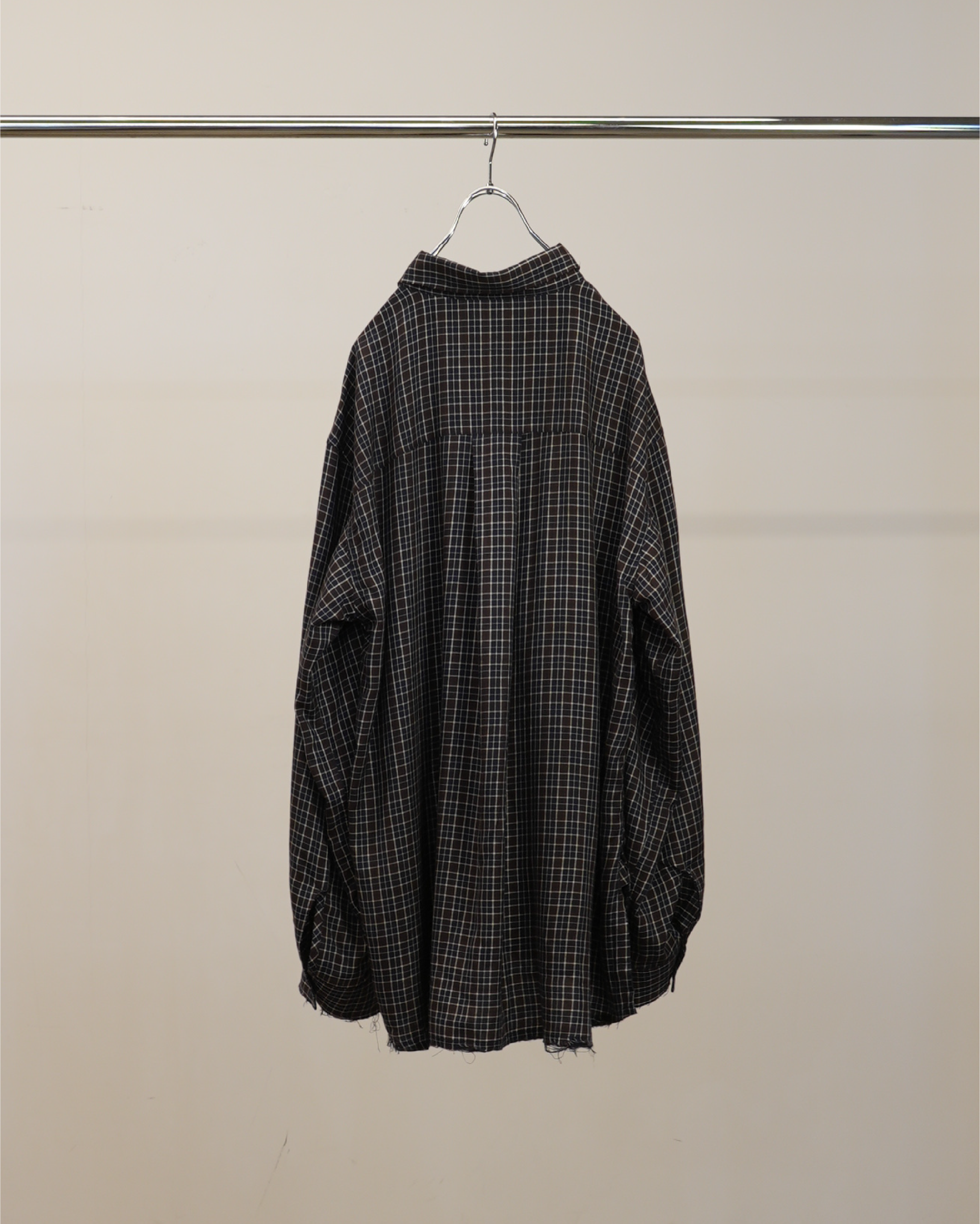 NEL CHECK OVER WORK SHIRT(NAVY) NEL CHECK OVER WORK SHIRT(NAVY)
