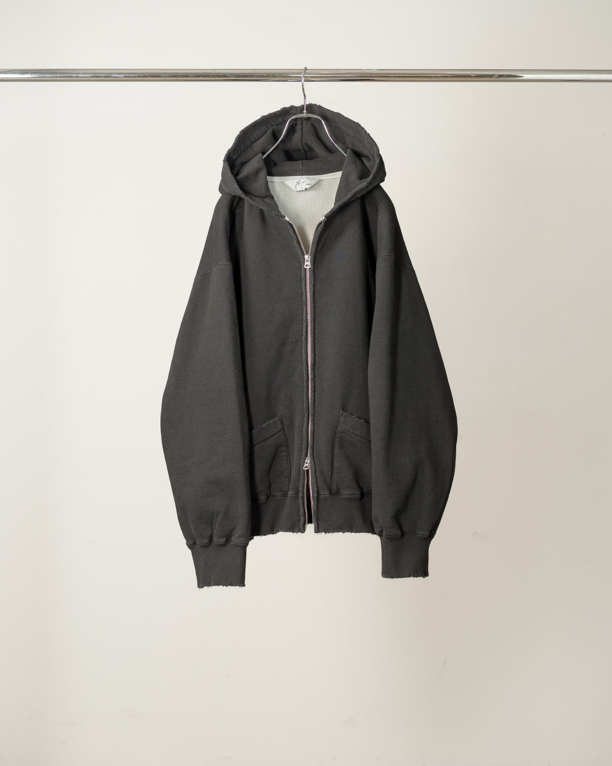 ZIP UP HOODIE(BLACK)