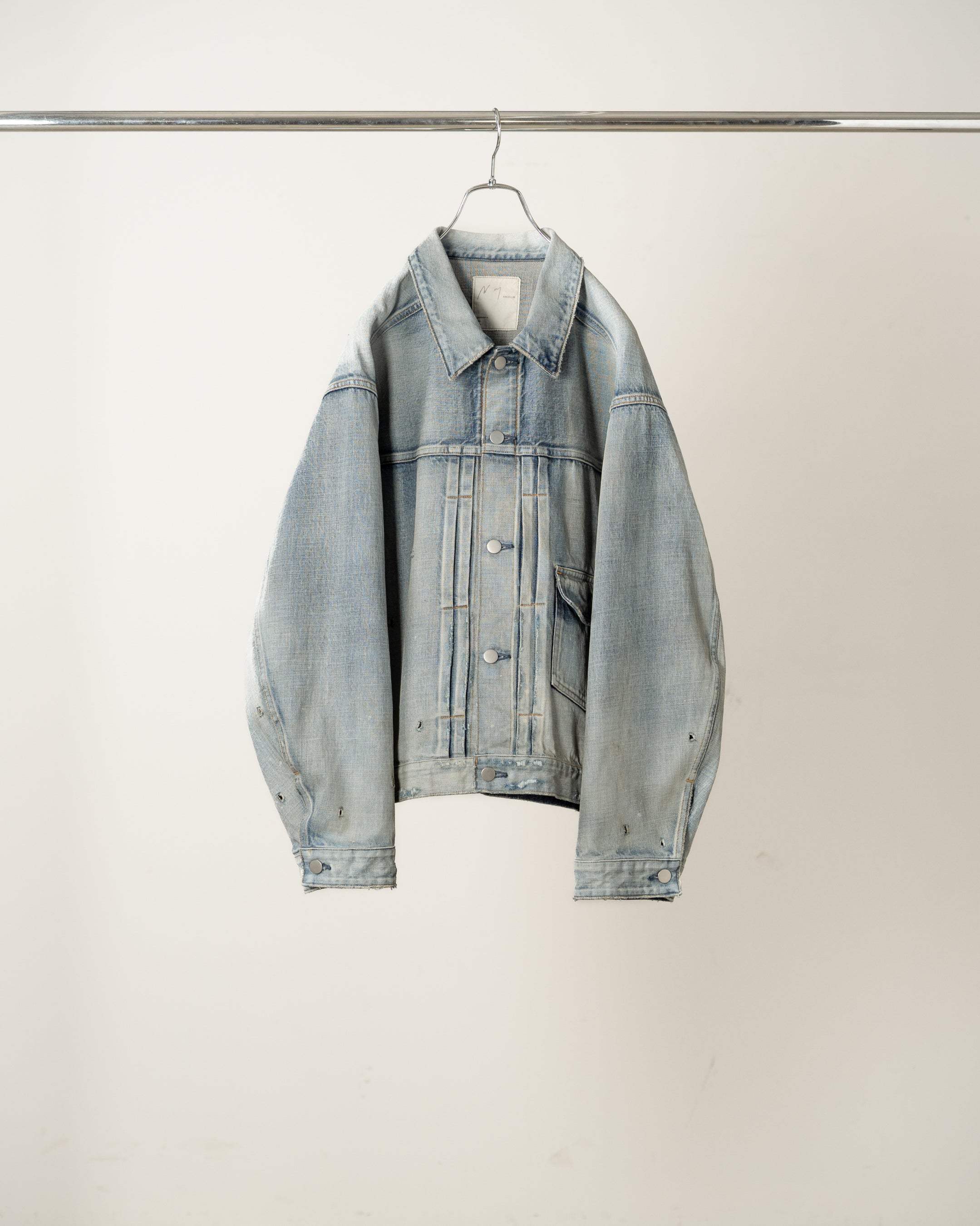 TYPE-1 AGING DENIM JACKET(L.INDIGO)