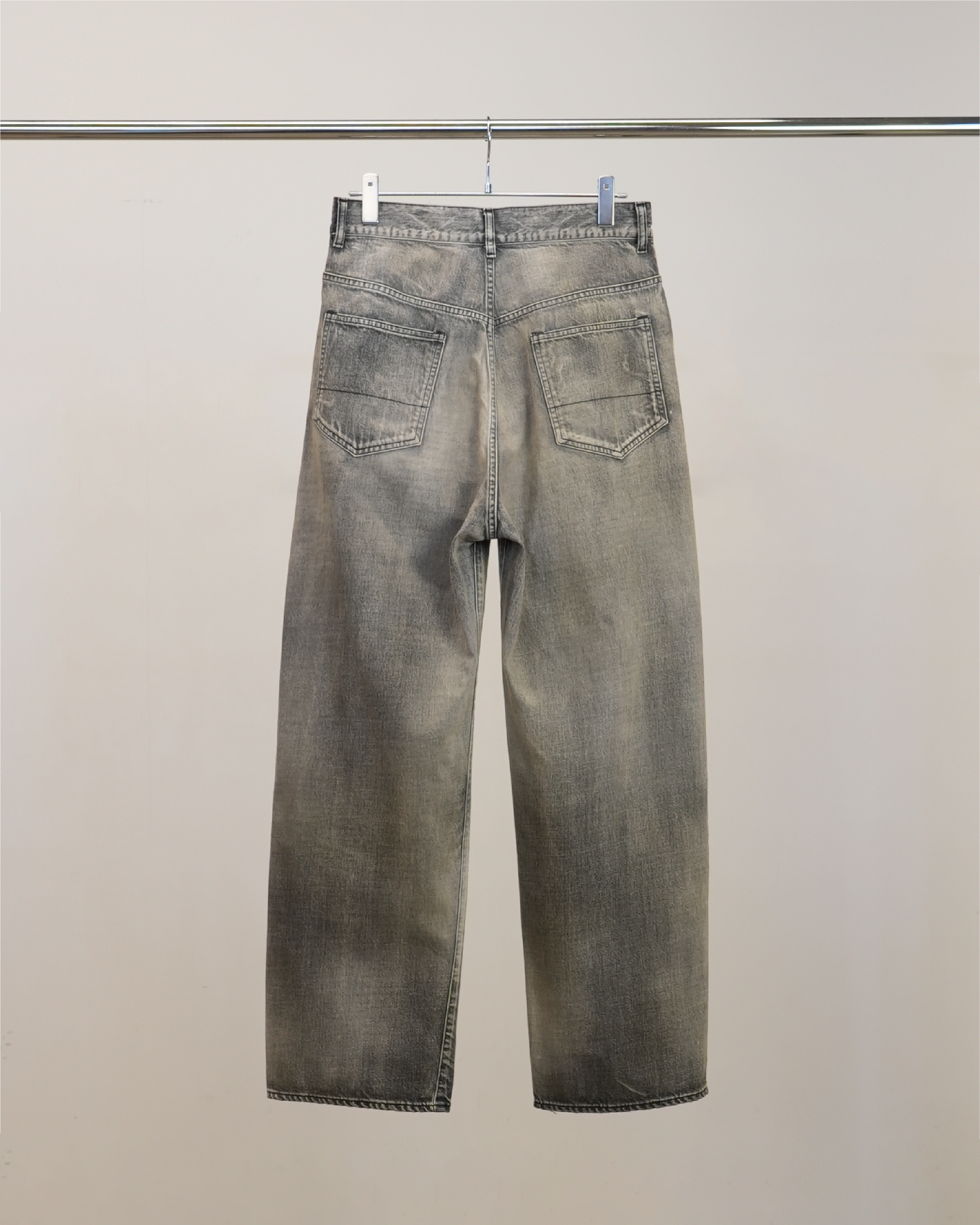 #01 MIDTAPERED 5P DENIM PANTS(BLACK)