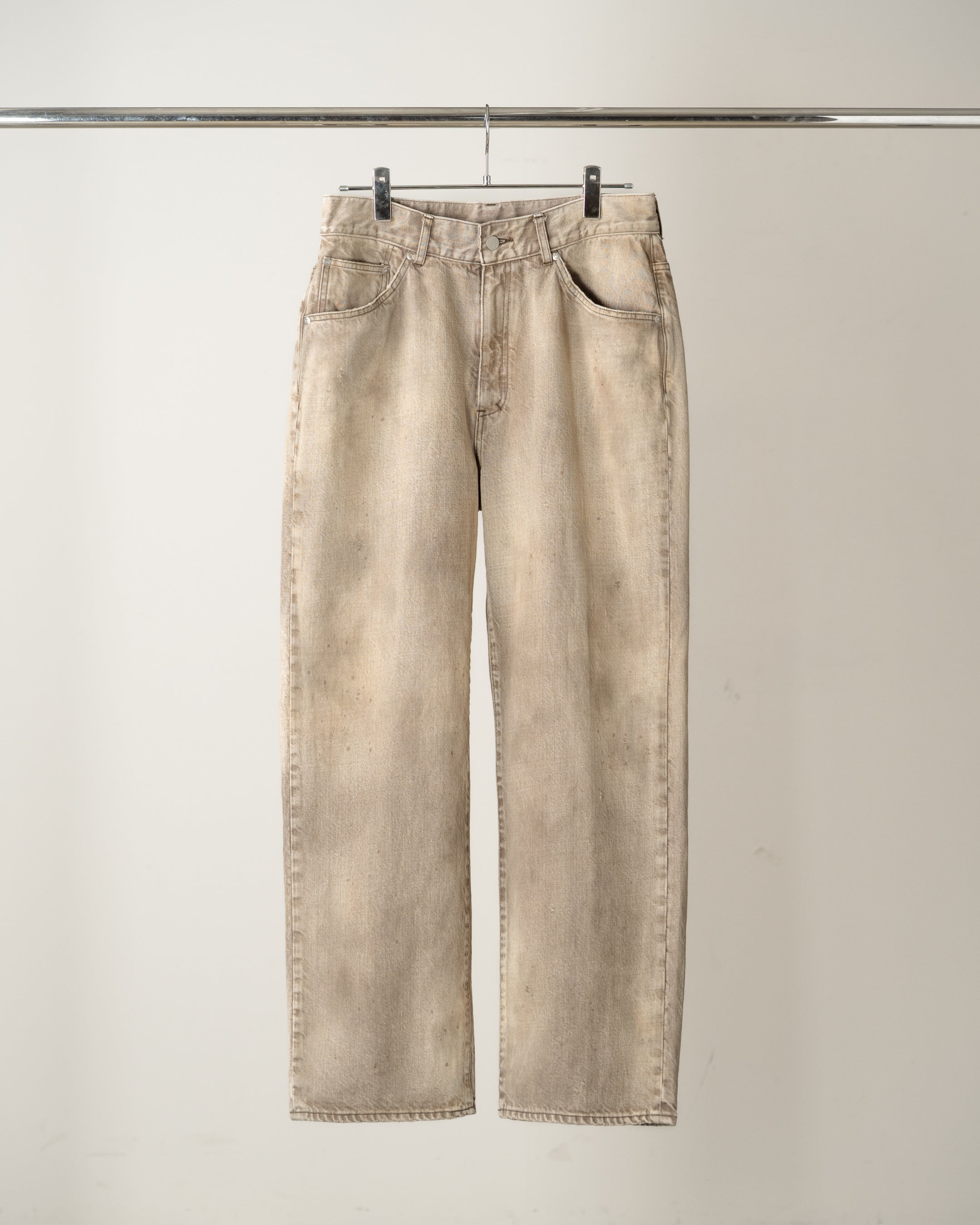 #02 TAPERED 5P DENIM PANTS(BROWN)
