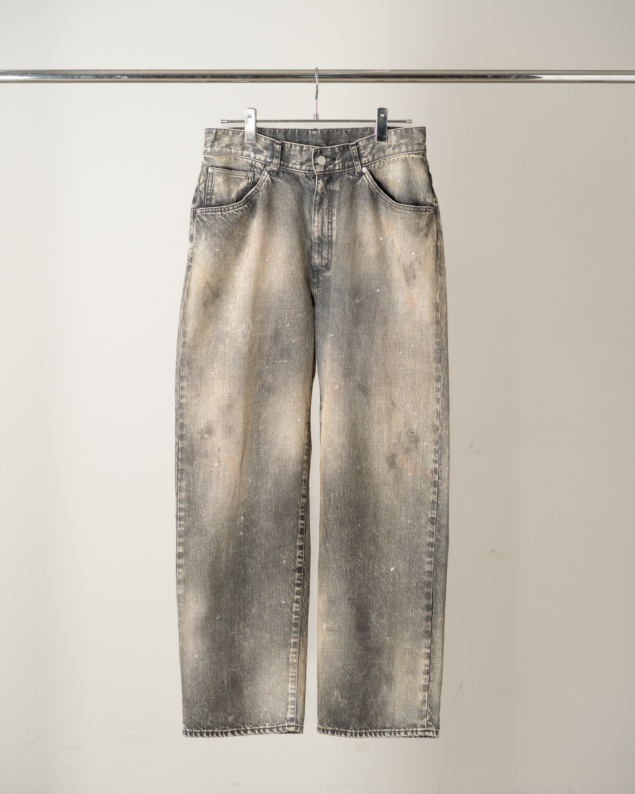 #02 TAPERED 5P DENIM PANTS(BLACK)