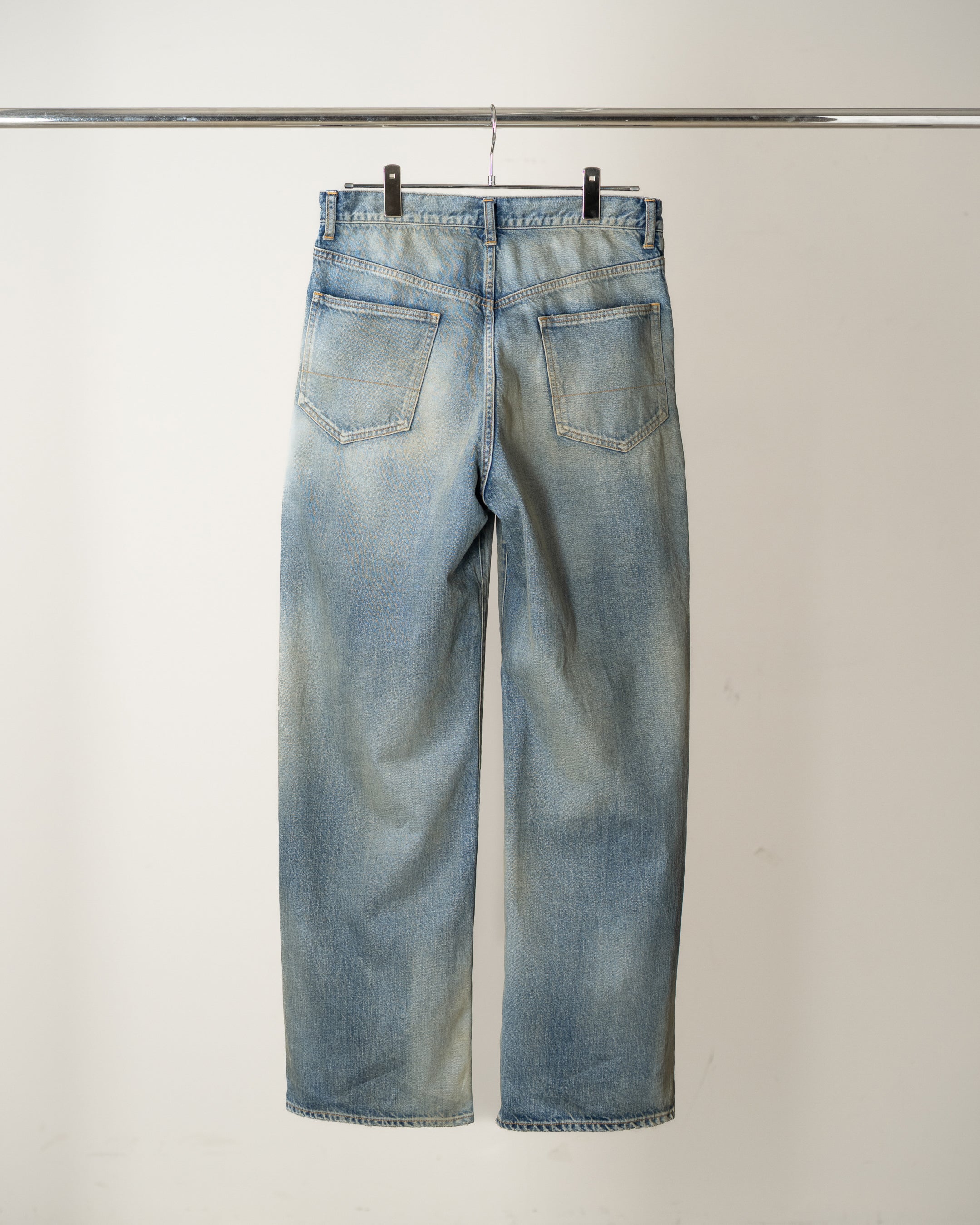 08 MIDDLE STRAIGHT 5P DENIM PANTS(INDIGO)