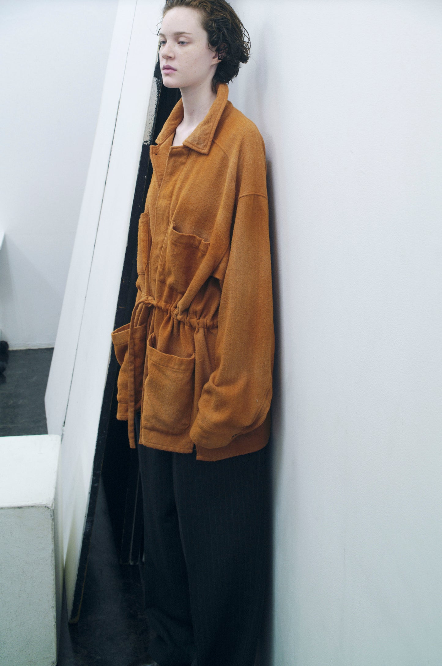 PILLING SHIRT JACKET(TERRACOTTA)