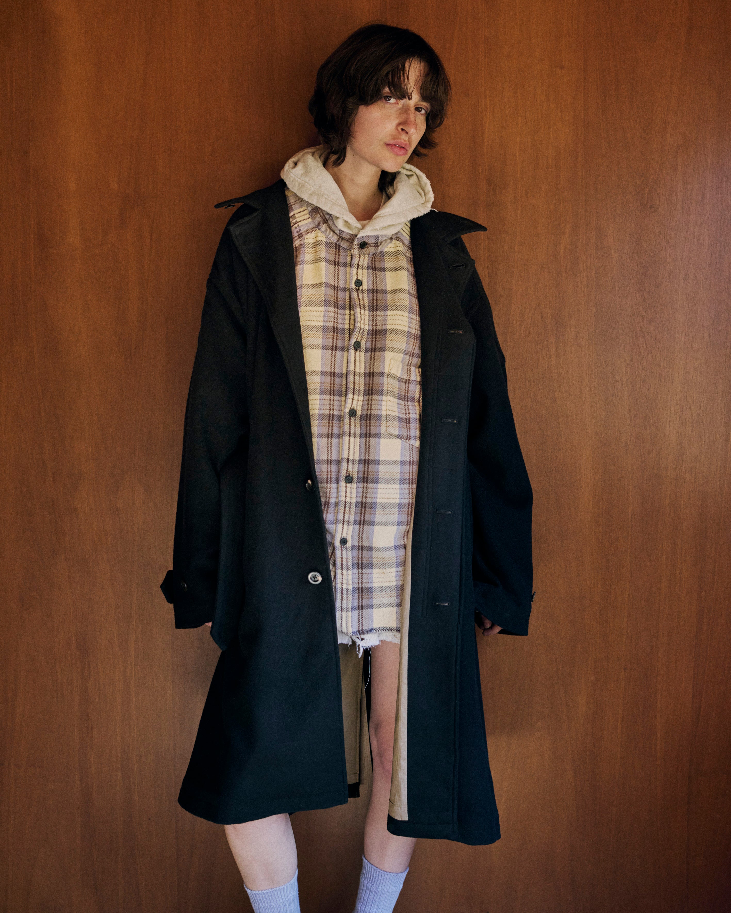 W/S/CA BALMACAAN COAT(BLACK)