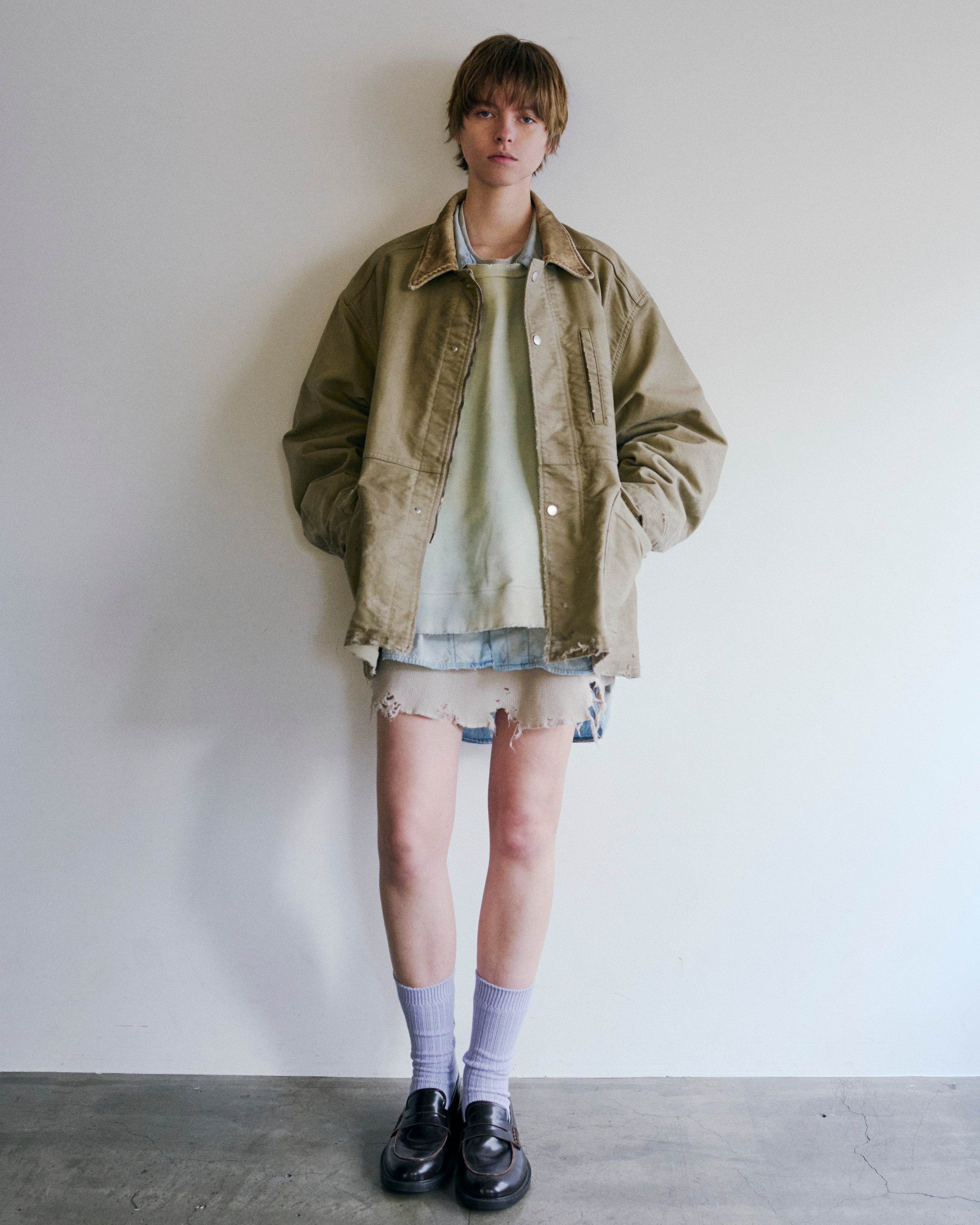 MOLESKIN WORK JACKET(BEIGE)