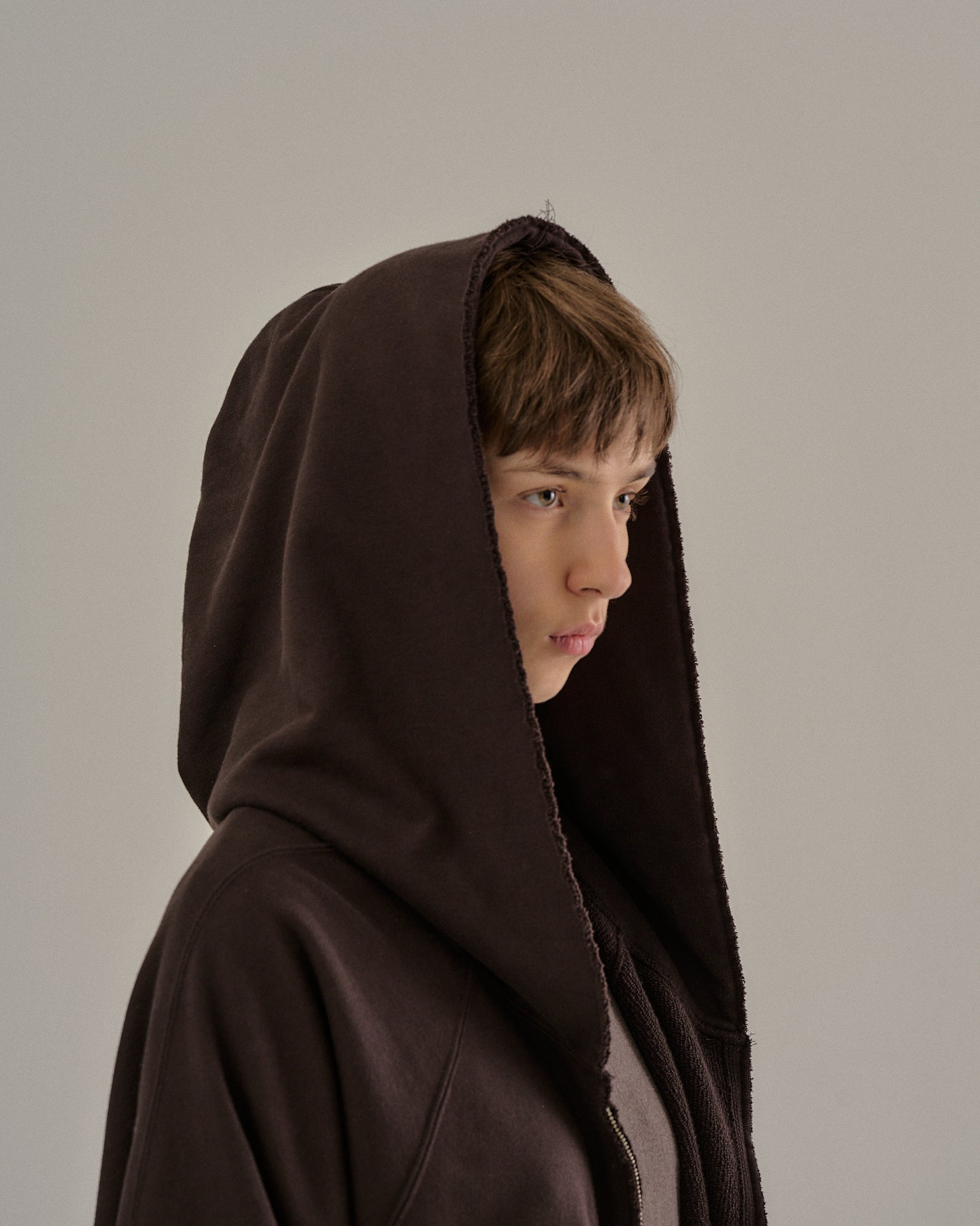 【専用】ANCELLM SWEAT HOODIE COAT(BROWN) SWEAT HOODIE COAT(BROWN)