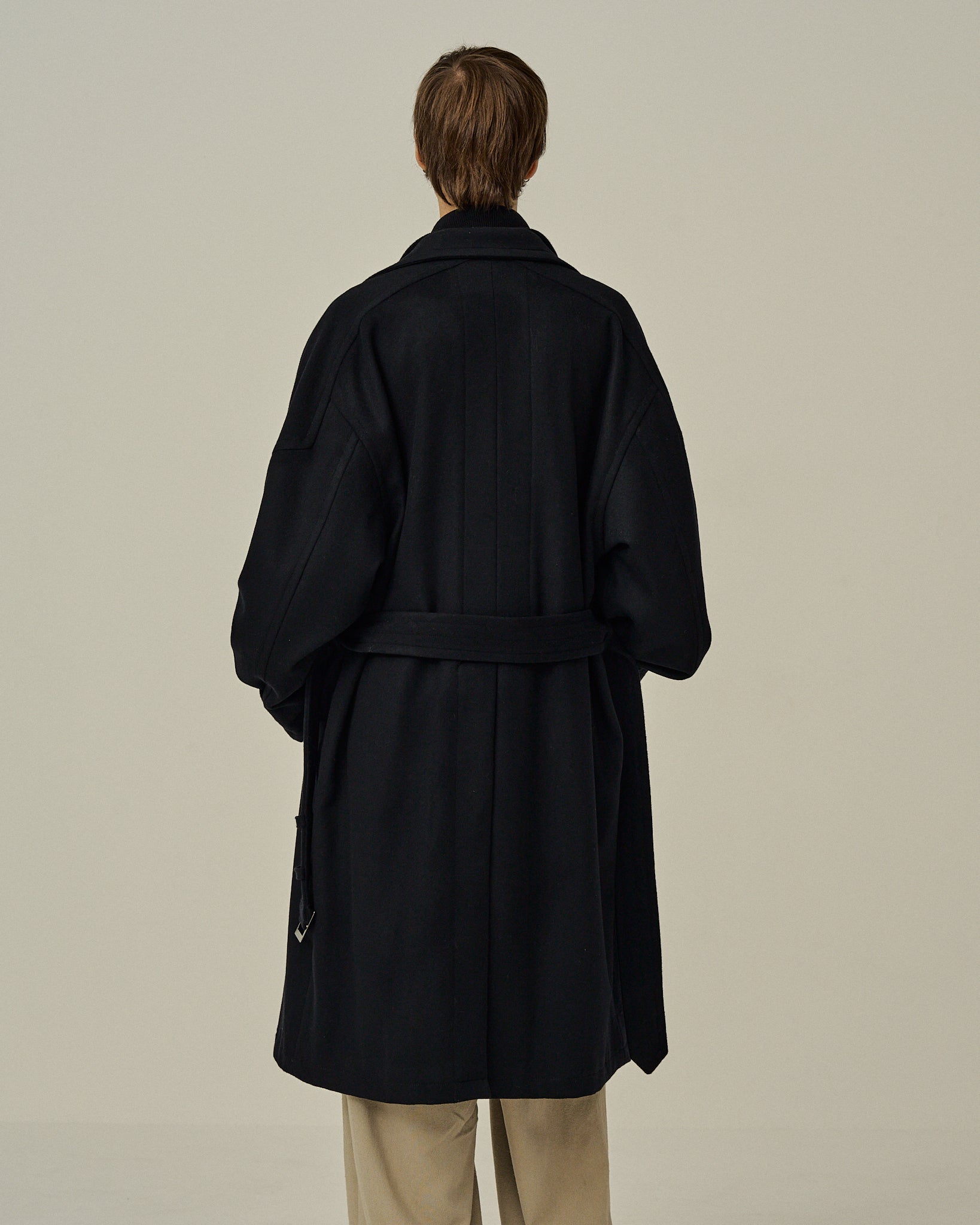 W/S/CA BALMACAAN COAT(BLACK)