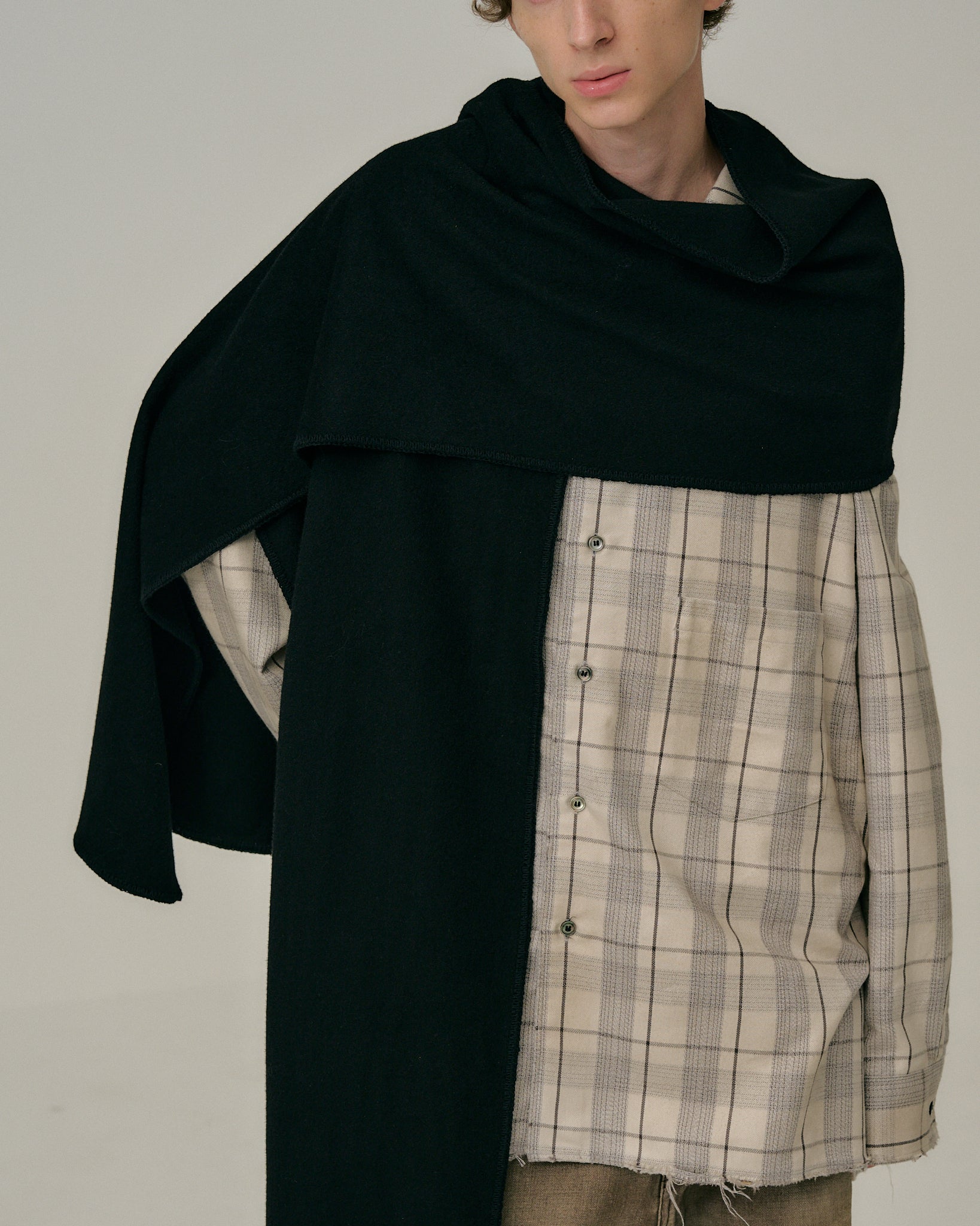 WOOL BLANKET SCARF