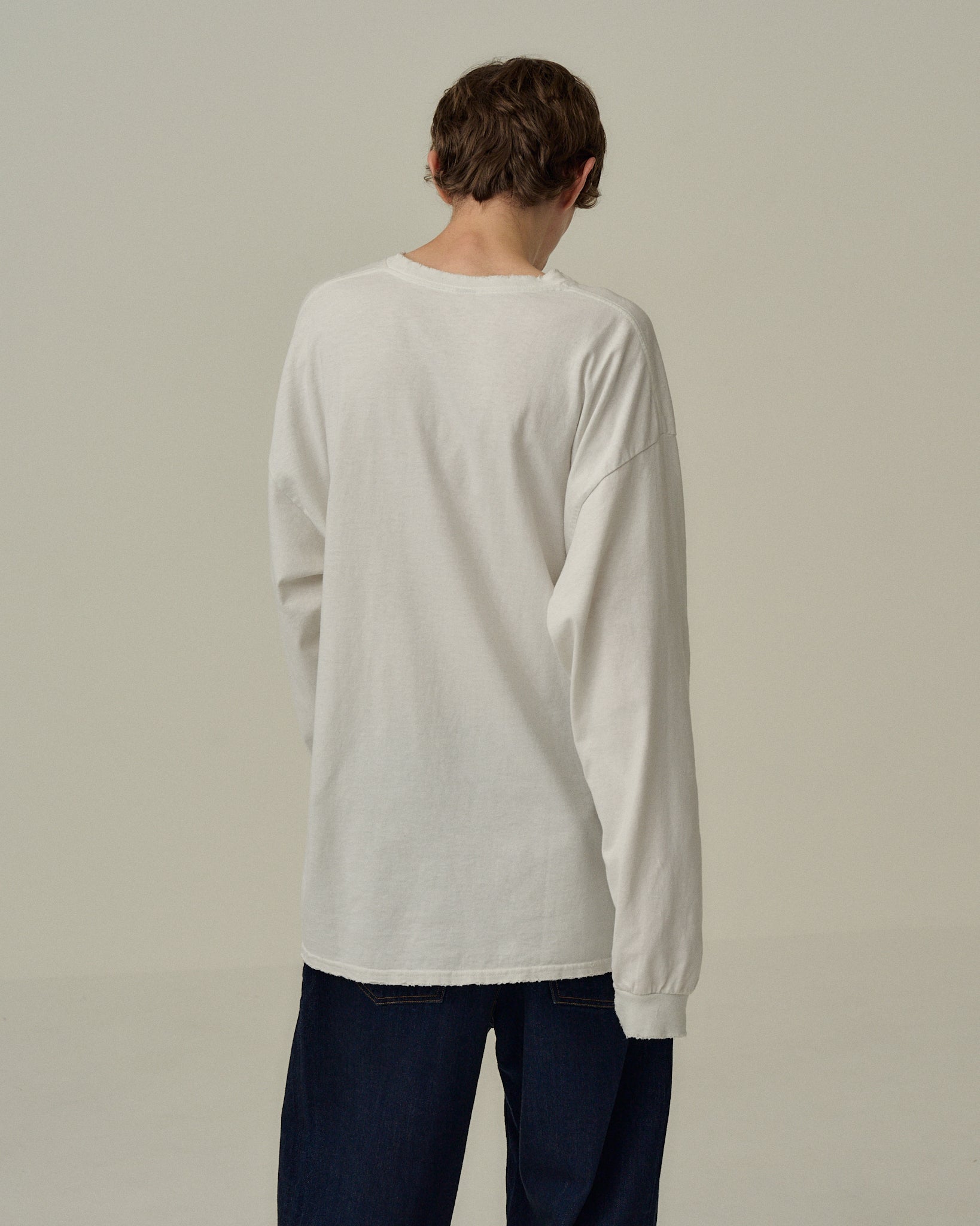 BRIDGE L/S T-SHIRT(WHITE)