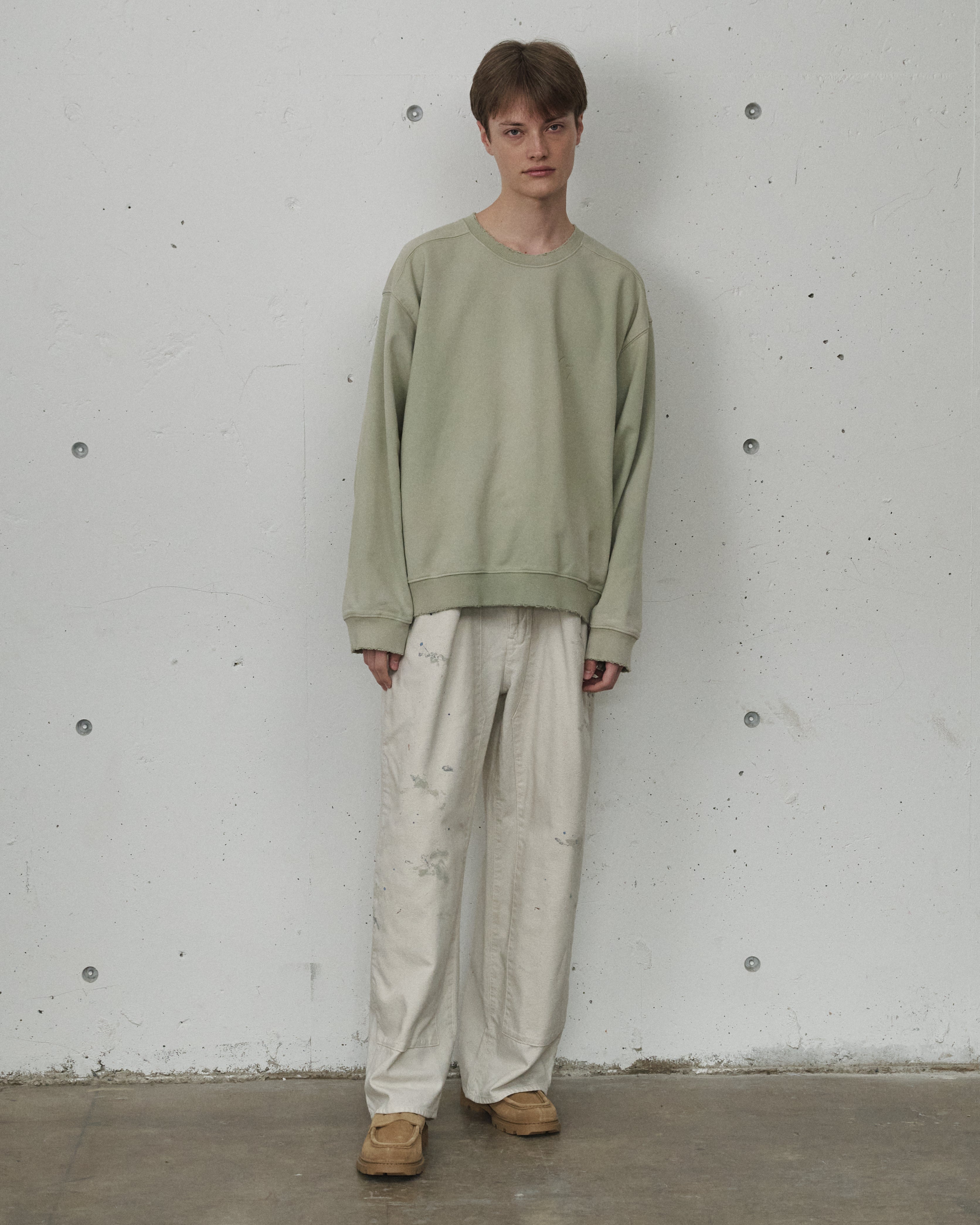 C/R DUCK DOUBLEKNEE PANTS(WHITE)