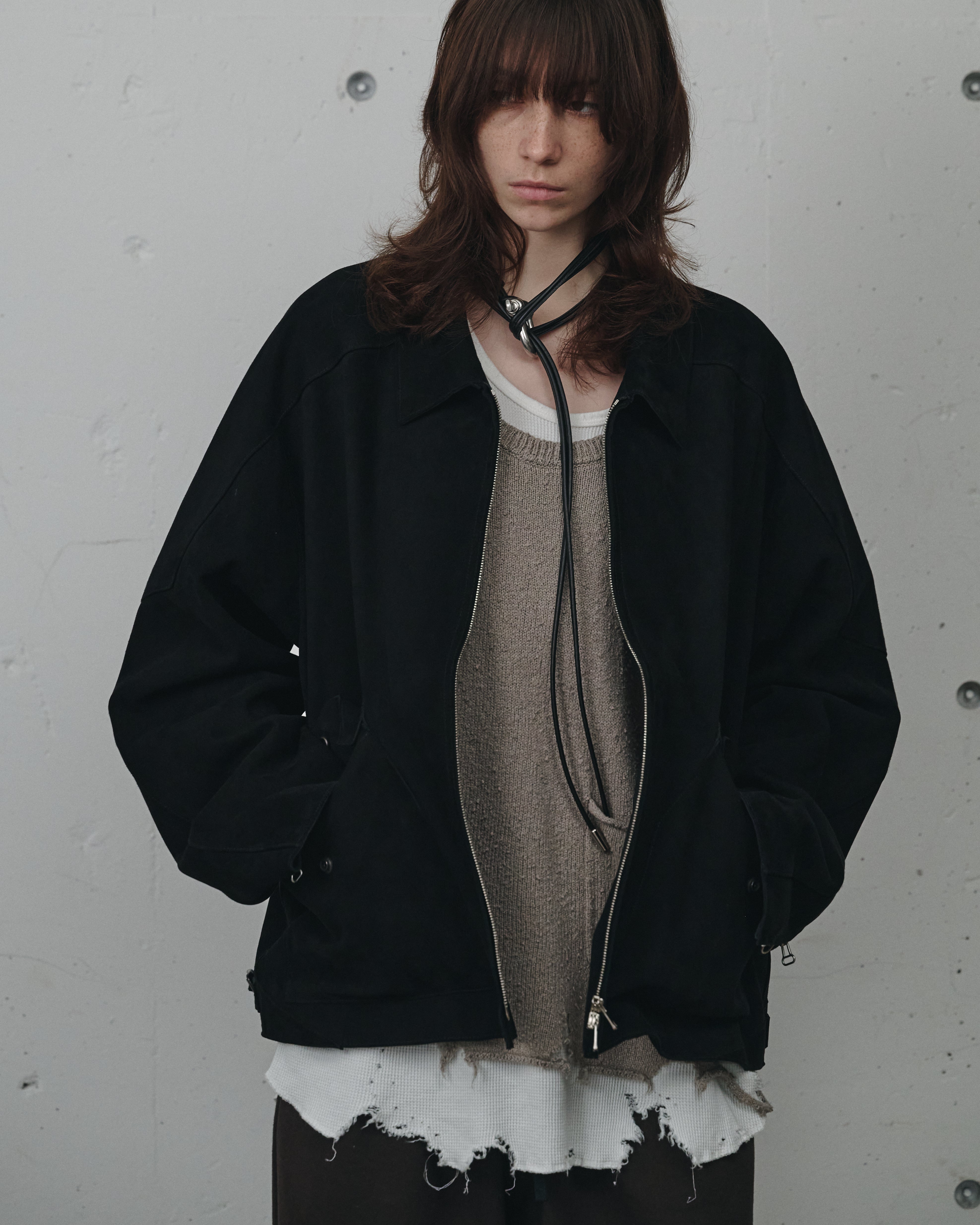 た*む様 Ancellm geep leather jacket ANC-JK8 GEEP LEATHER JACKET(BLACK) – ANCELLM