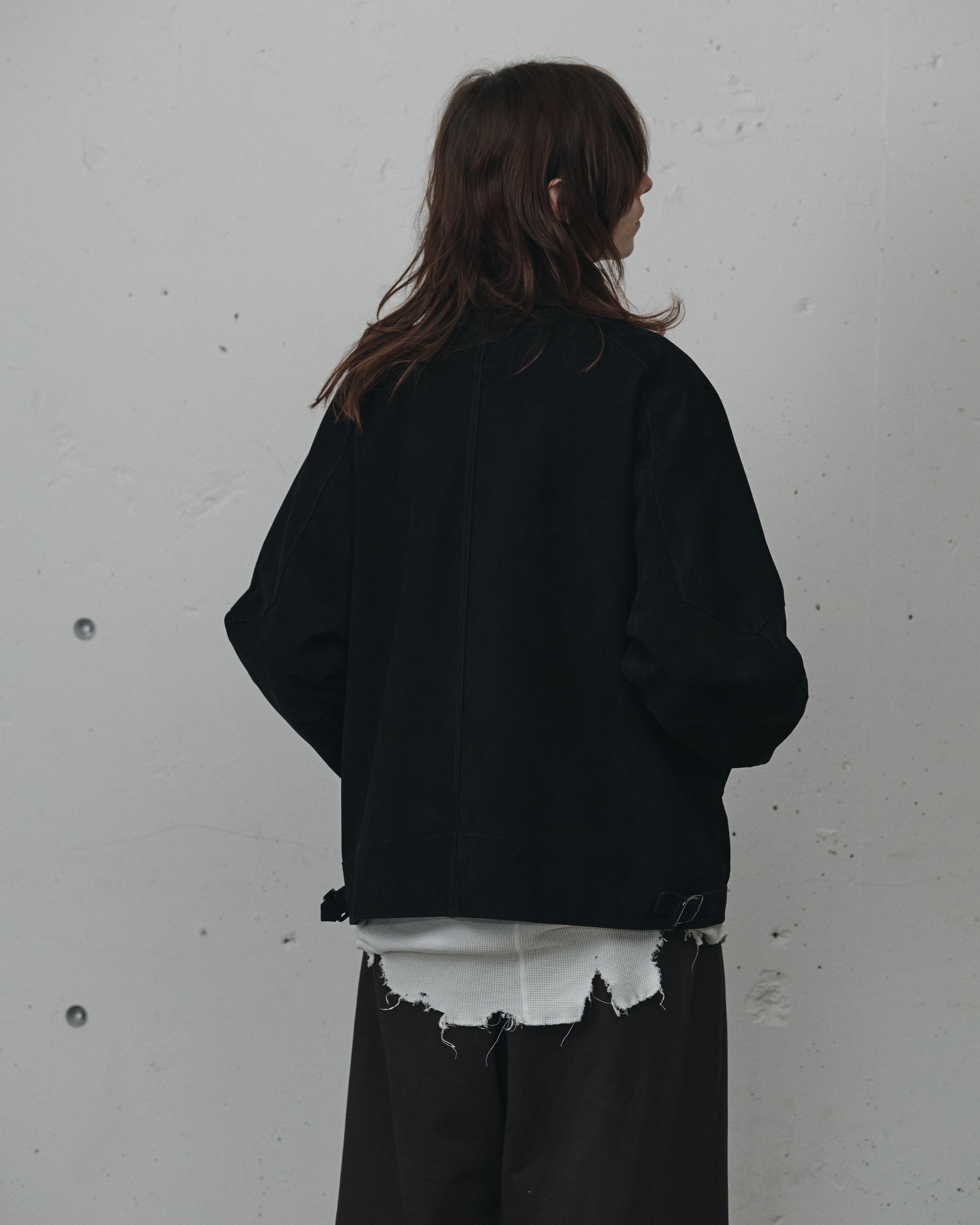 た*む様 Ancellm geep leather jacket ANC-JK8 GEEP LEATHER JACKET(BLACK)