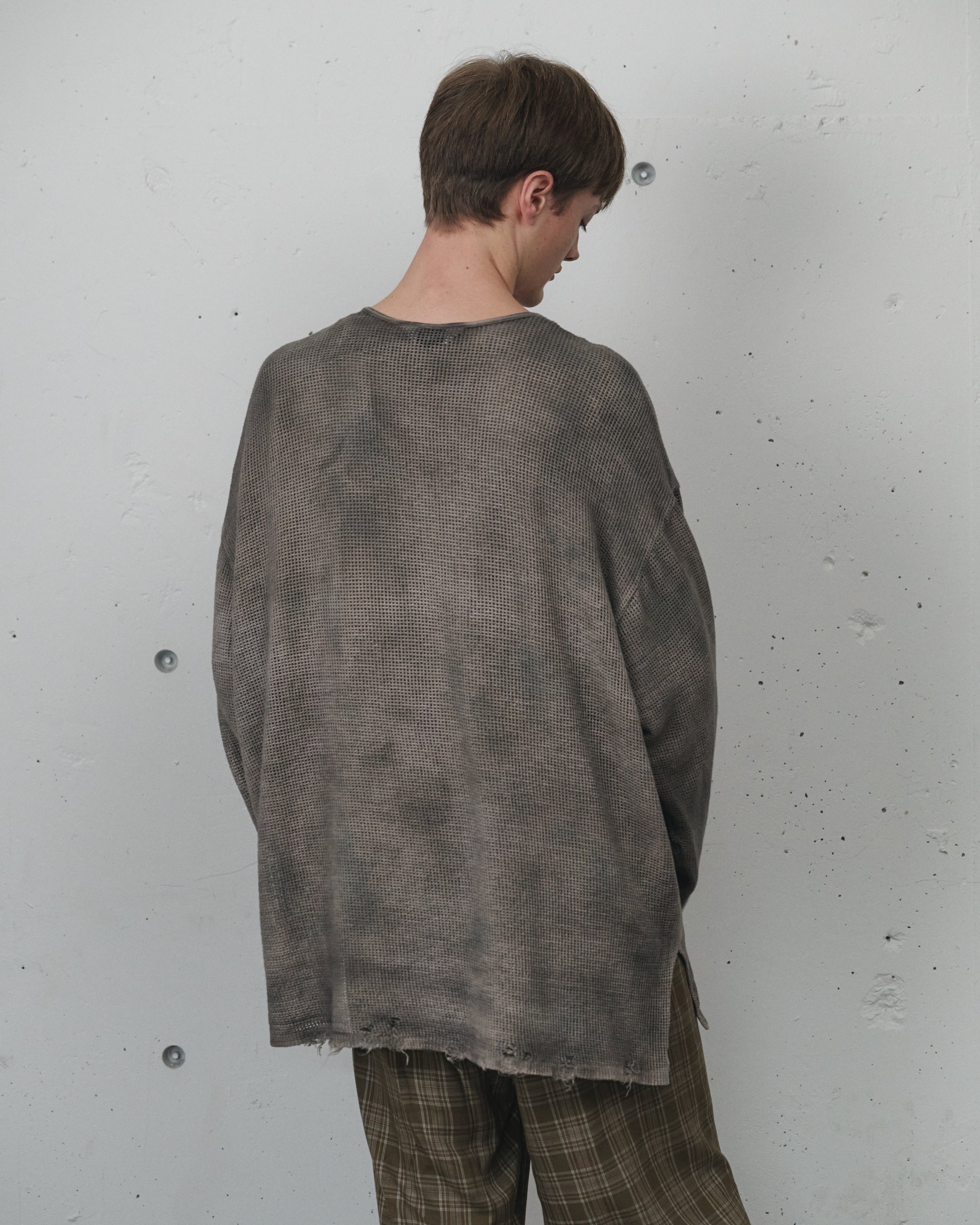 UNEVENNESS MESH LS(BLACK)